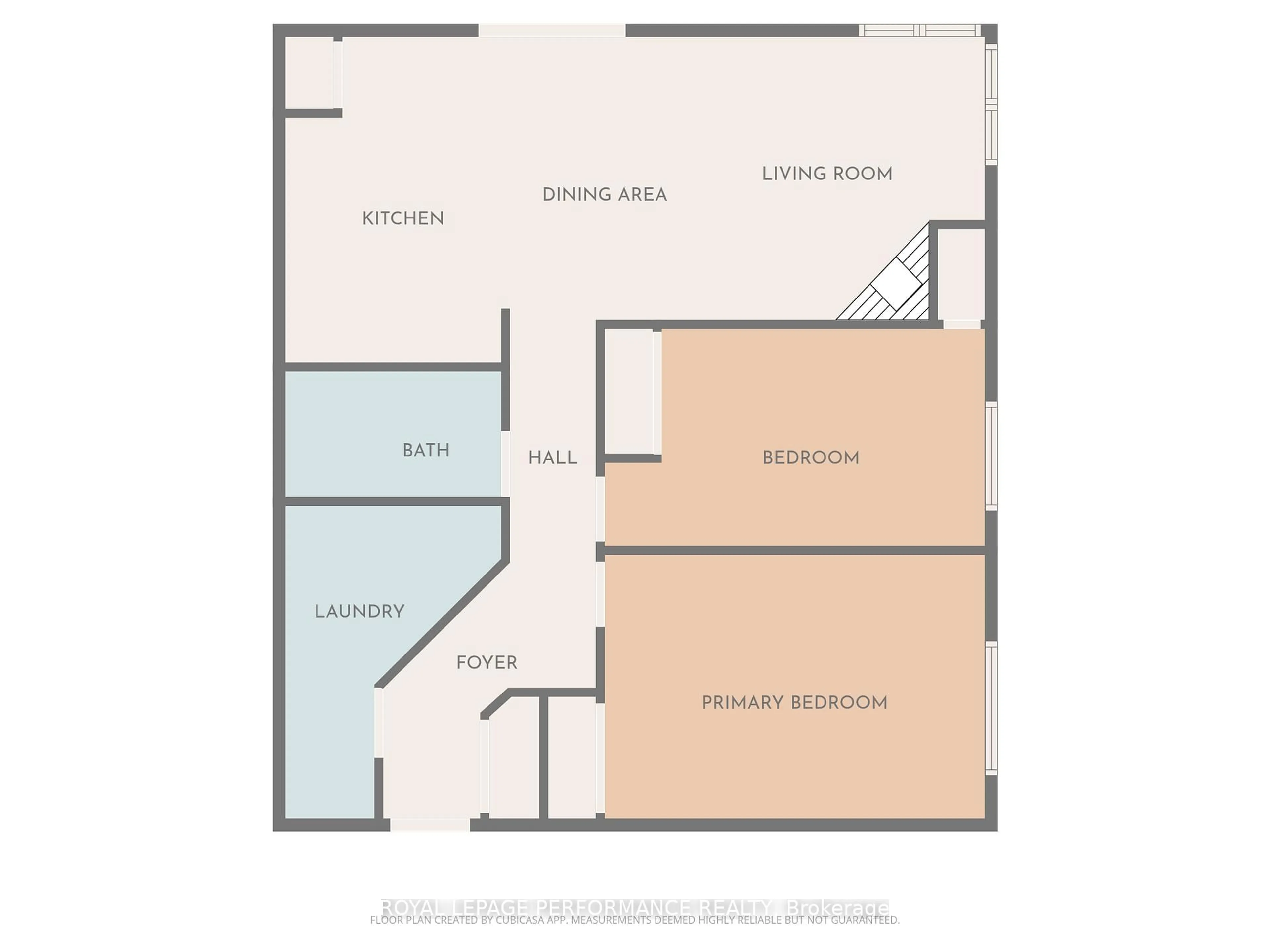 Floor plan for 1101 Clement St #112, Hawkesbury Ontario K6A 3P1