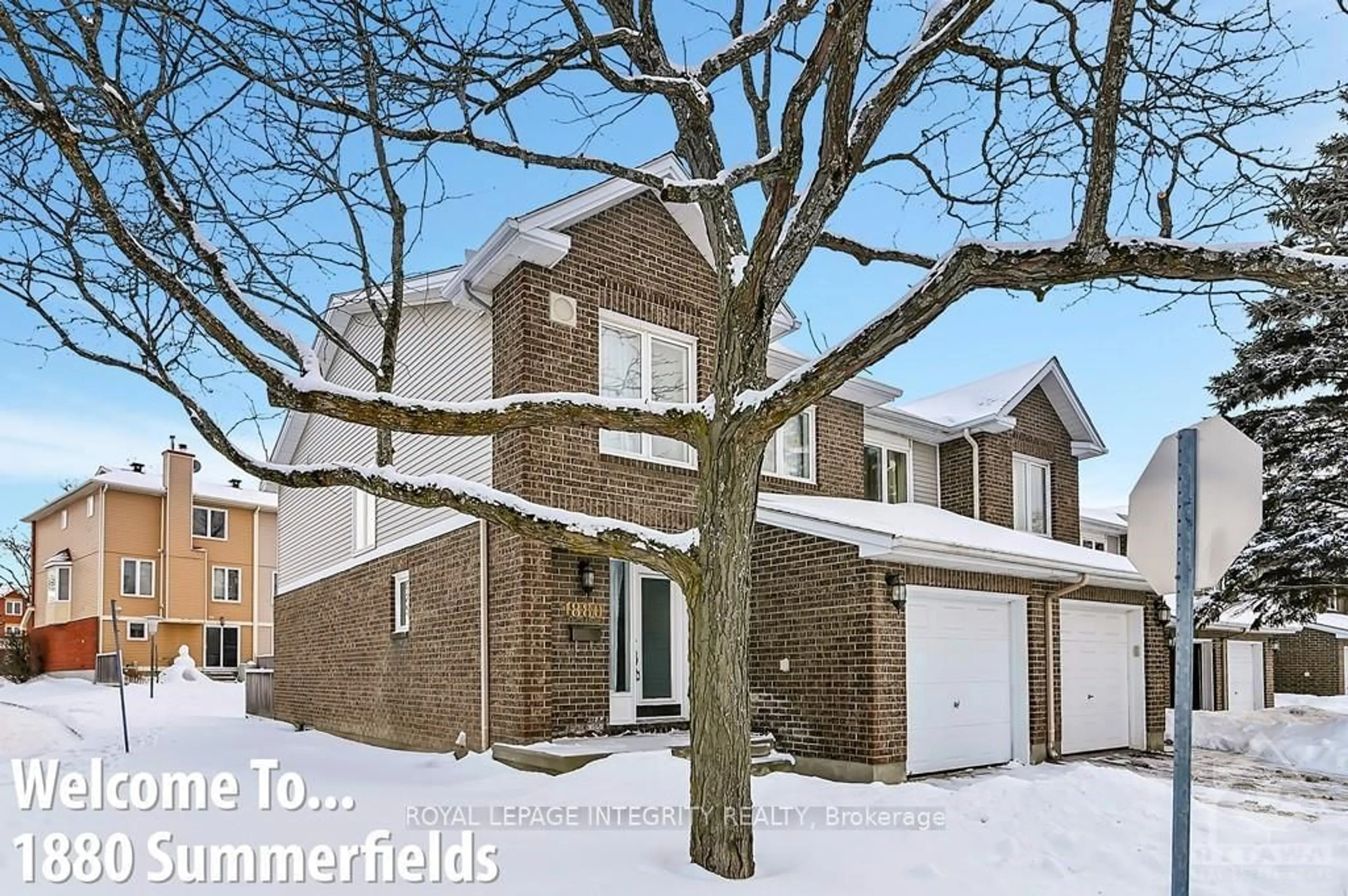 Home with brick exterior material, street for 1880 Summerfields Cres #35, Ottawa Ontario K1C 7B6