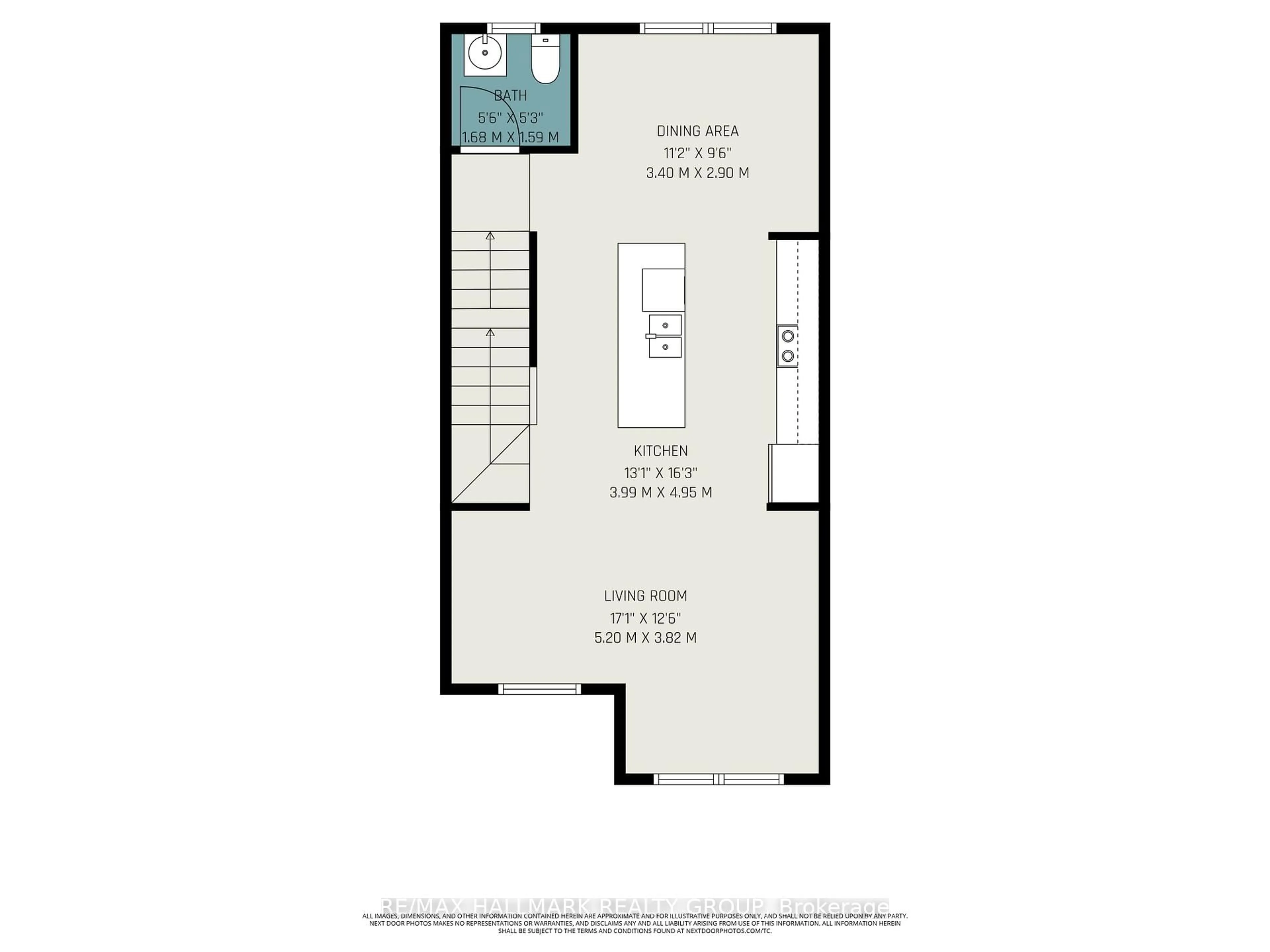 Floor plan for 2426 Watercolours Way, Ottawa Ontario K2J 7A9