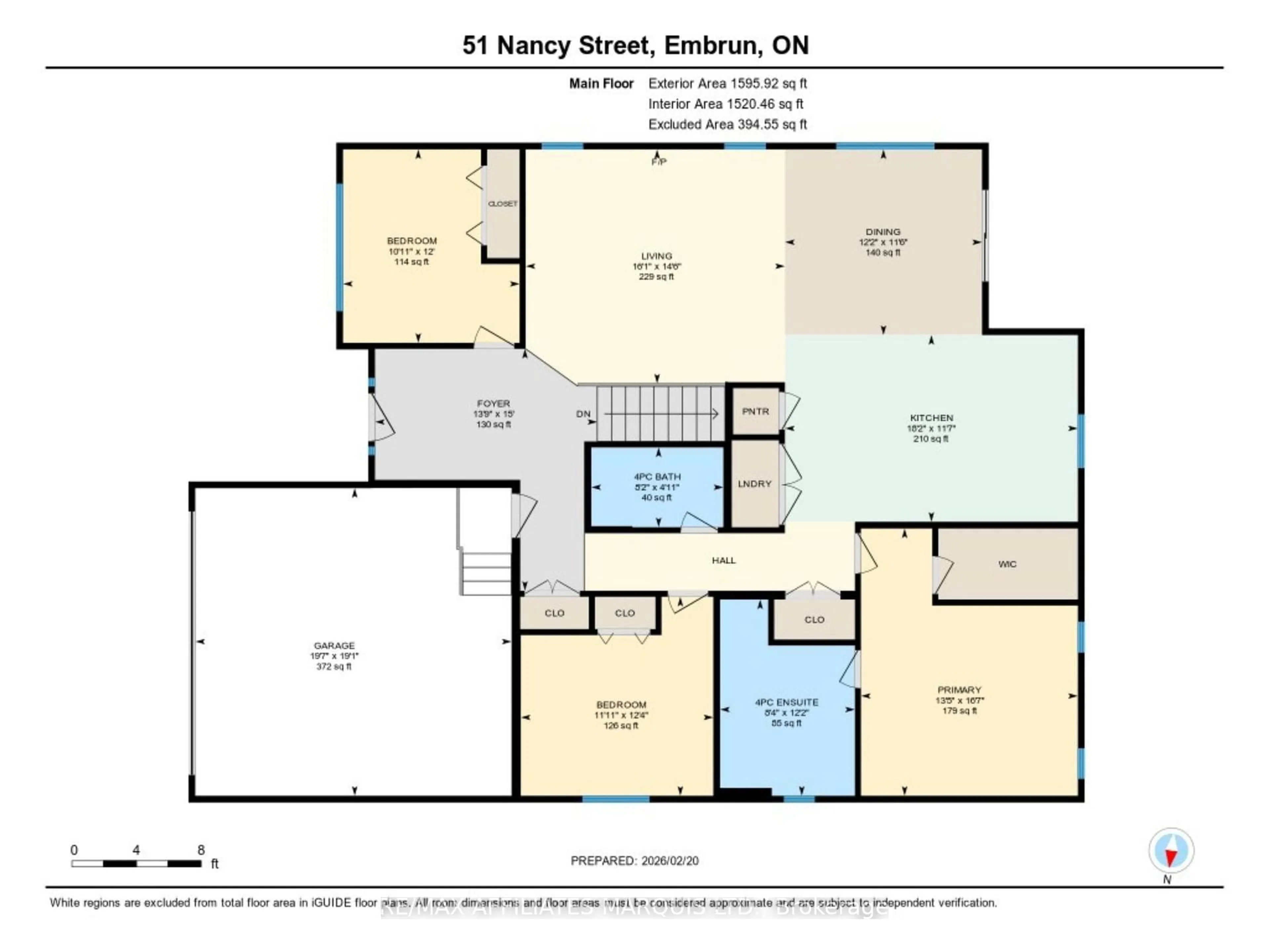 Floor plan for 51 Nancy St, Russell Ontario K0A 1W0