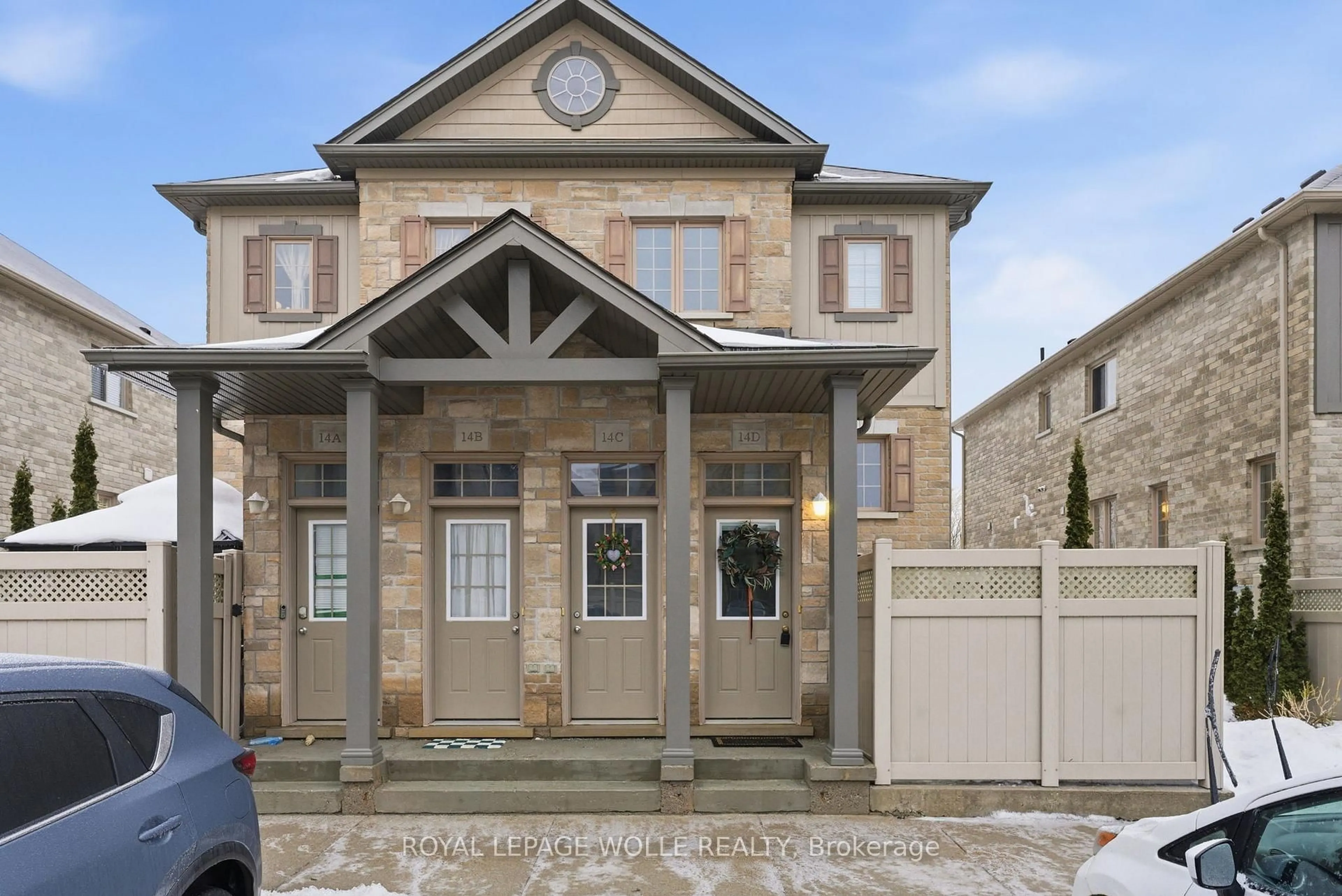 Home with brick exterior material, street for 931 Glasgow St #14D, Kitchener Ontario N2N 0B6