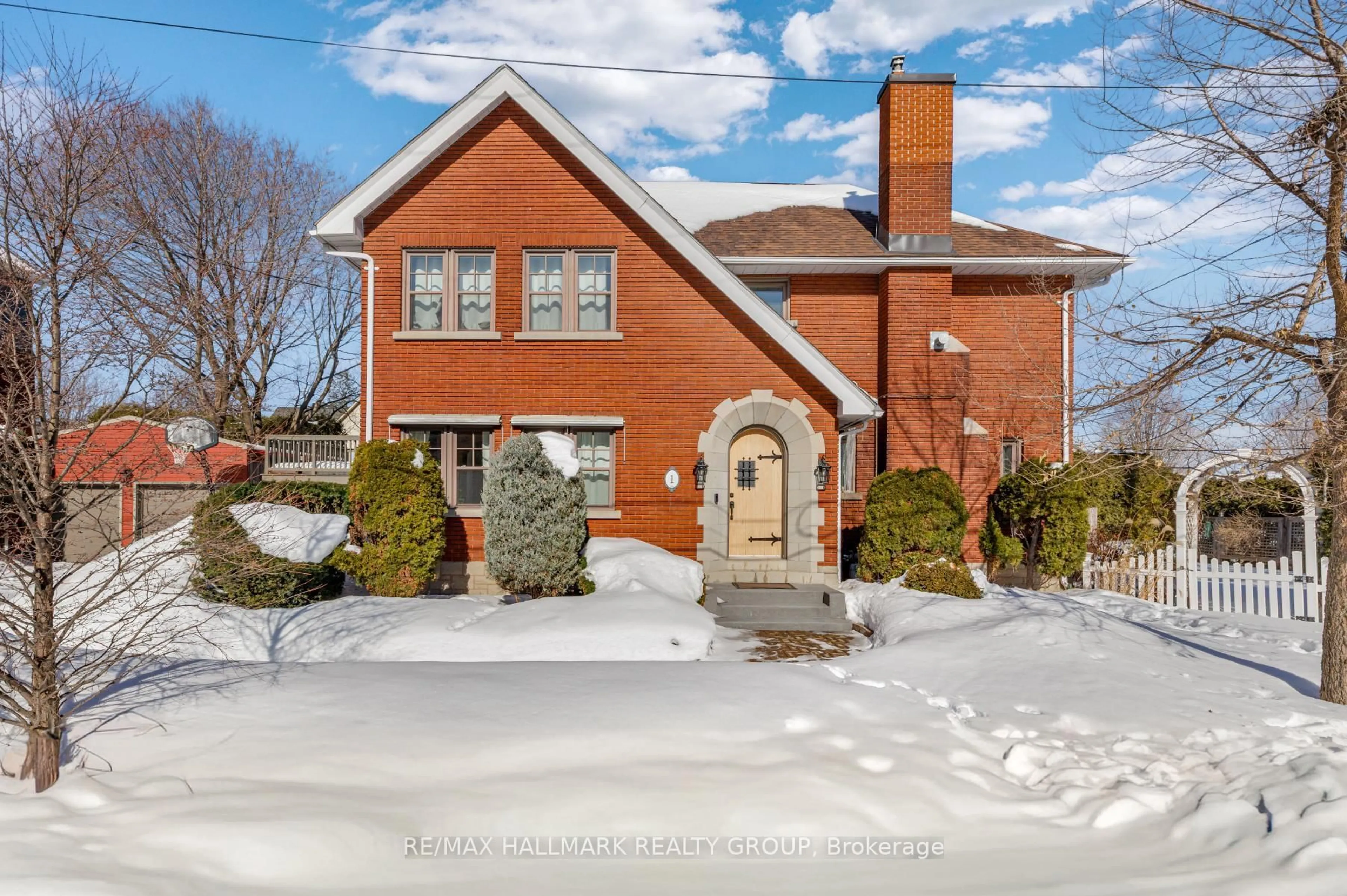 Home with brick exterior material, street for 1 Iona St, Ottawa Ontario K1Y 3L6