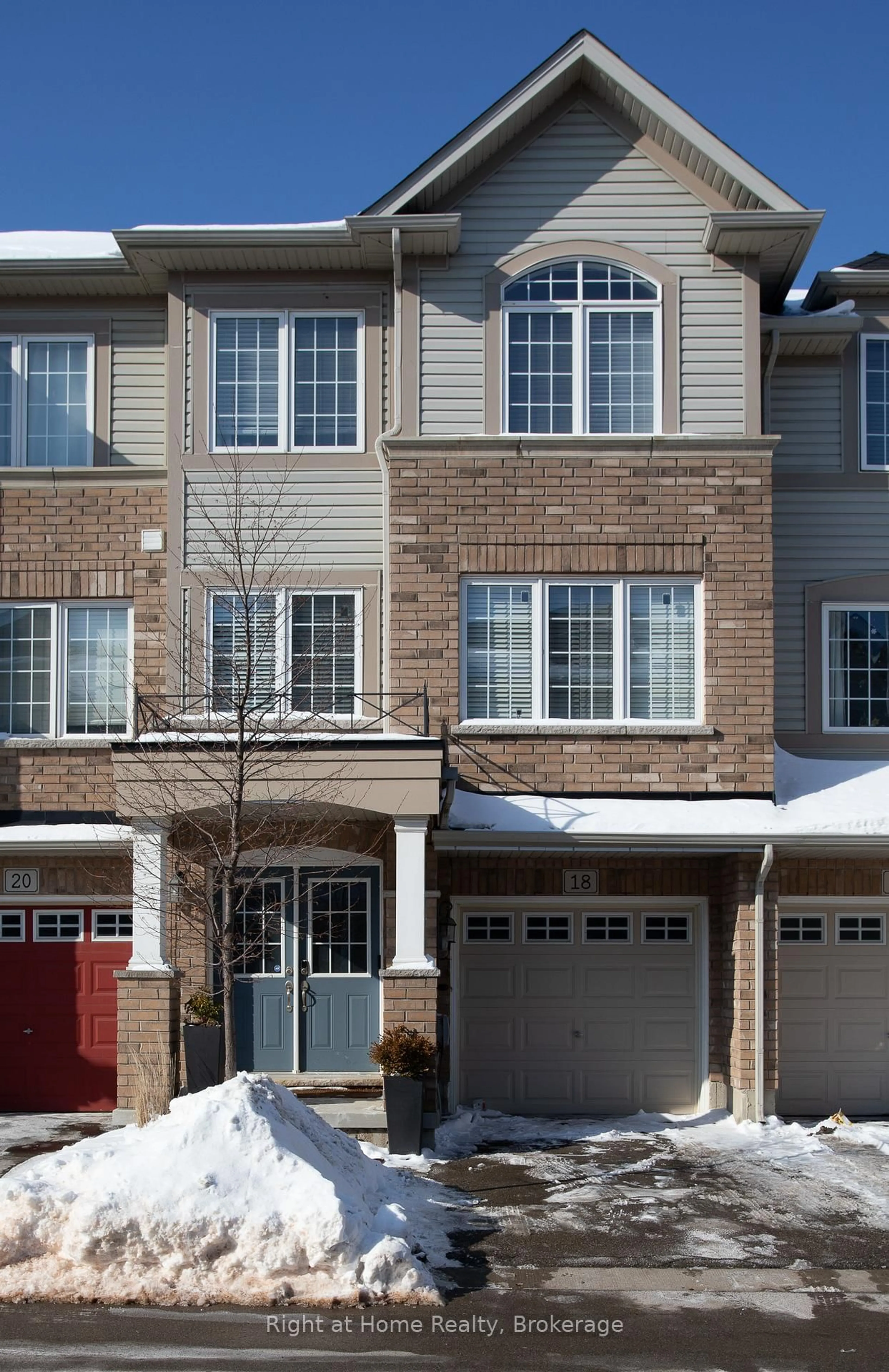 Home with brick exterior material, street for 18 England Terr, Hamilton Ontario L8J 0G4