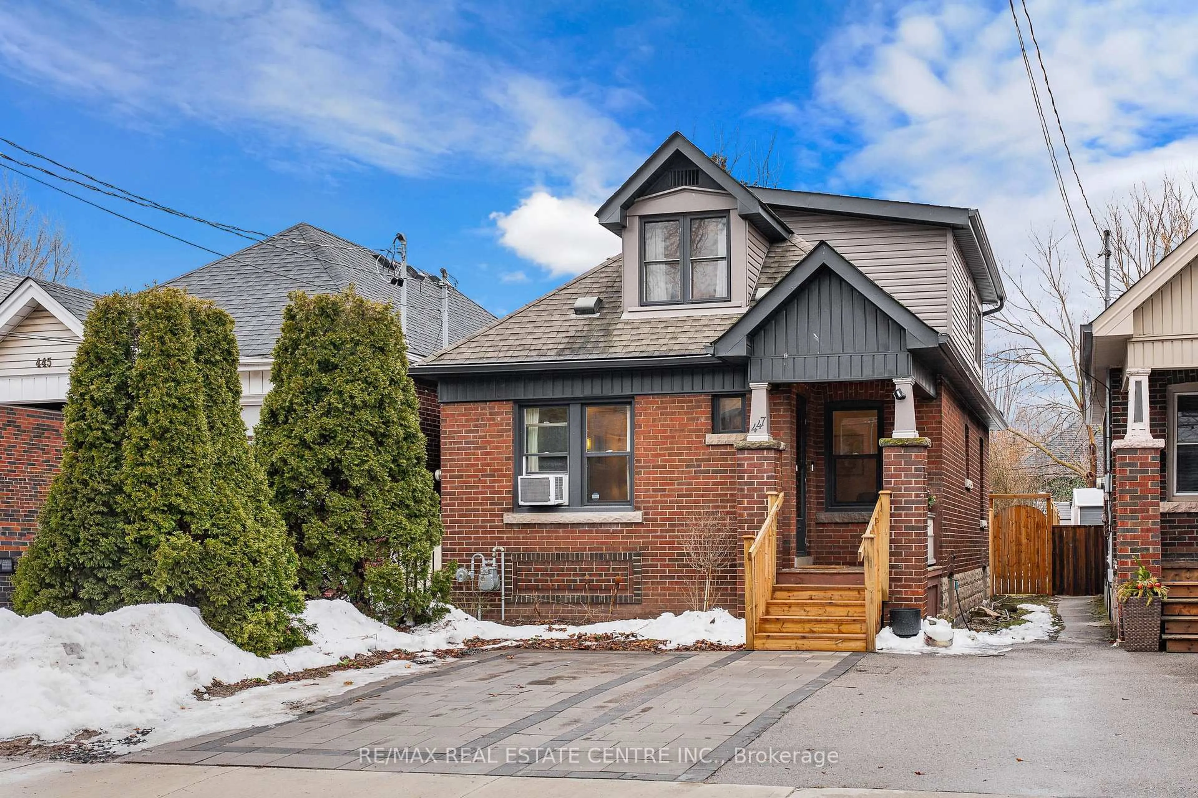 Home with brick exterior material, street for 447 Herkimer St, Hamilton Ontario L8P 2J4