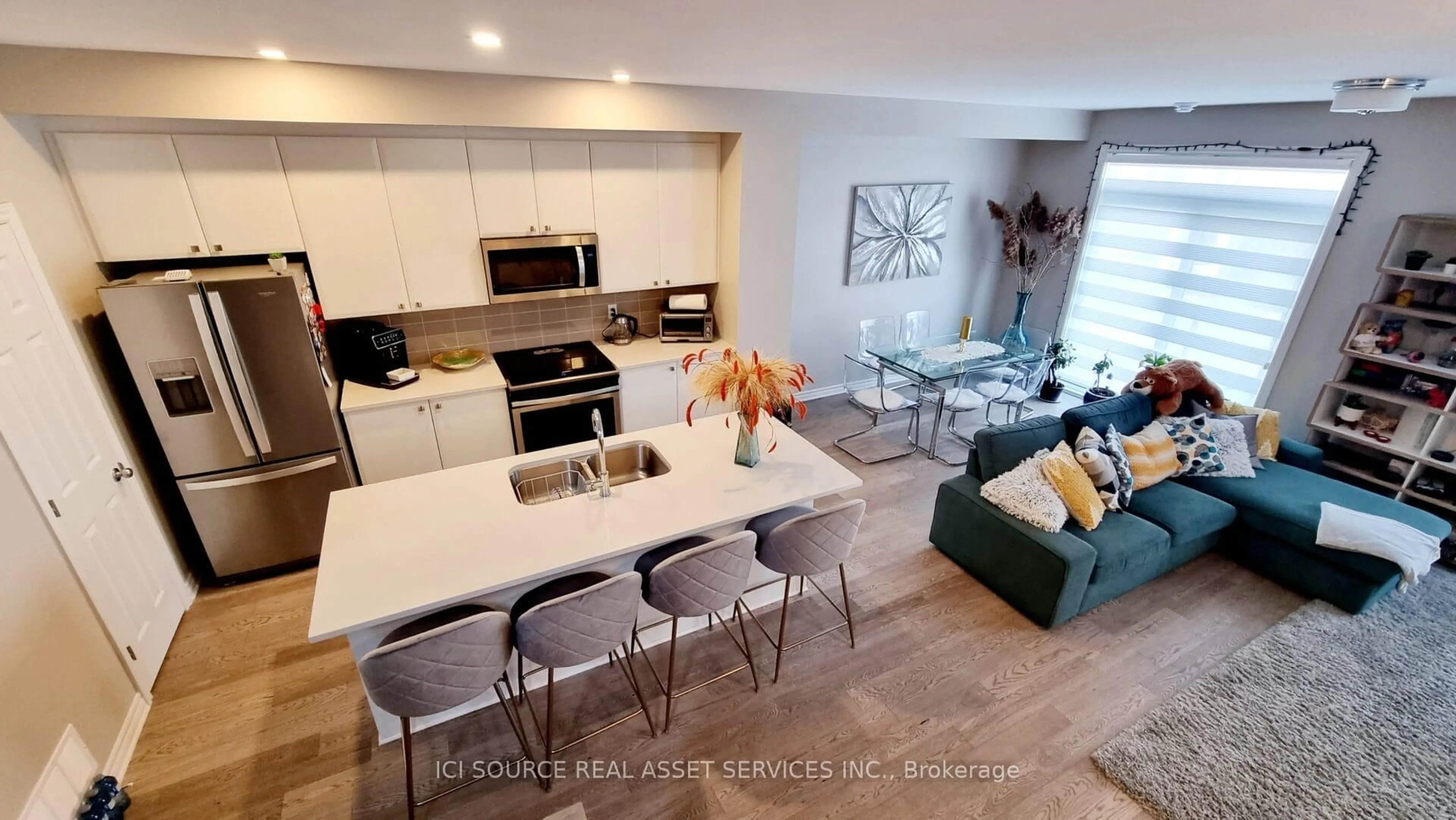 Open concept kitchen, ceramic/tile floor for 276 Pastel Way, Ottawa Ontario K2J 6C1