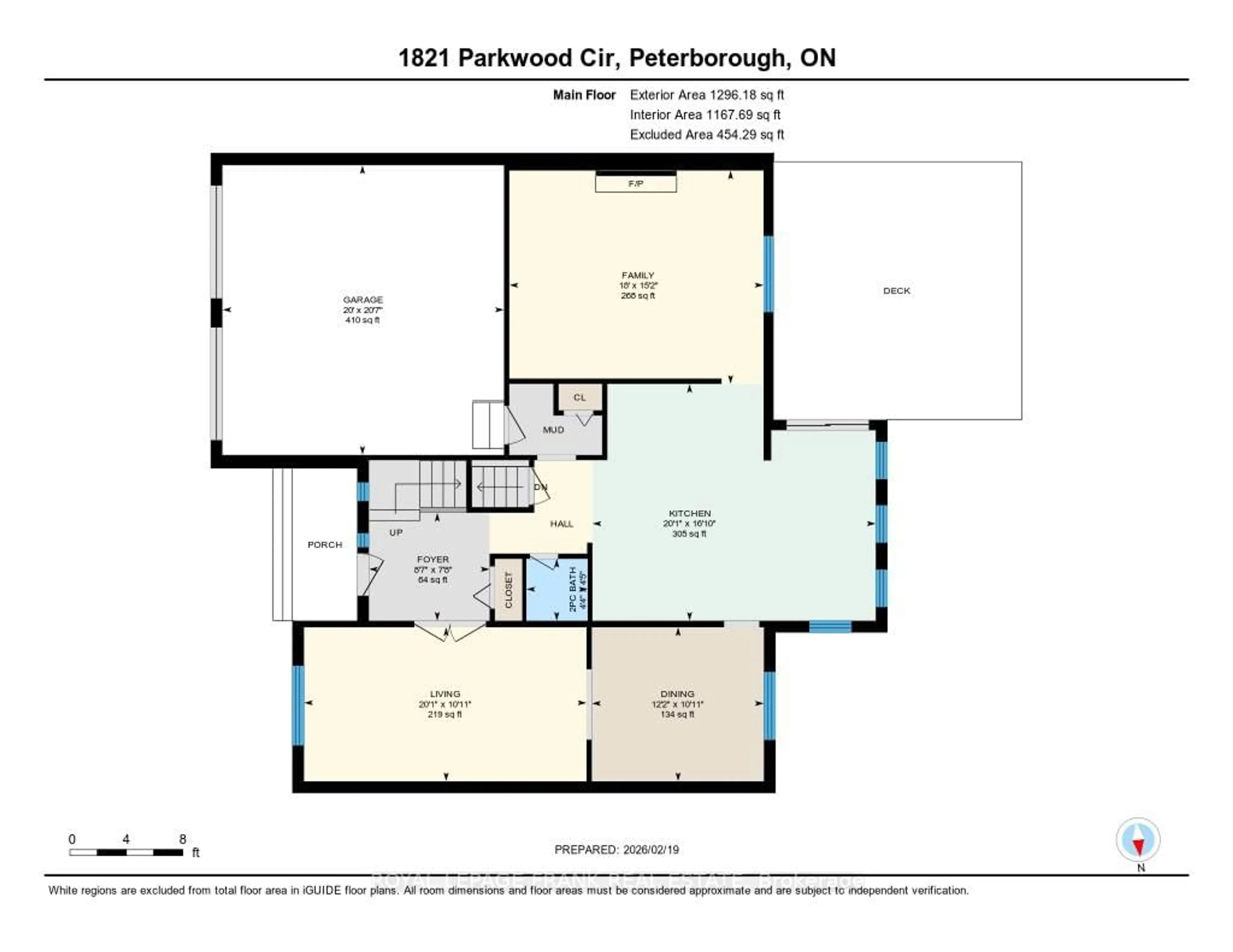 Floor plan for 1821 Parkwood Circ, Peterborough Ontario K9J 8C3