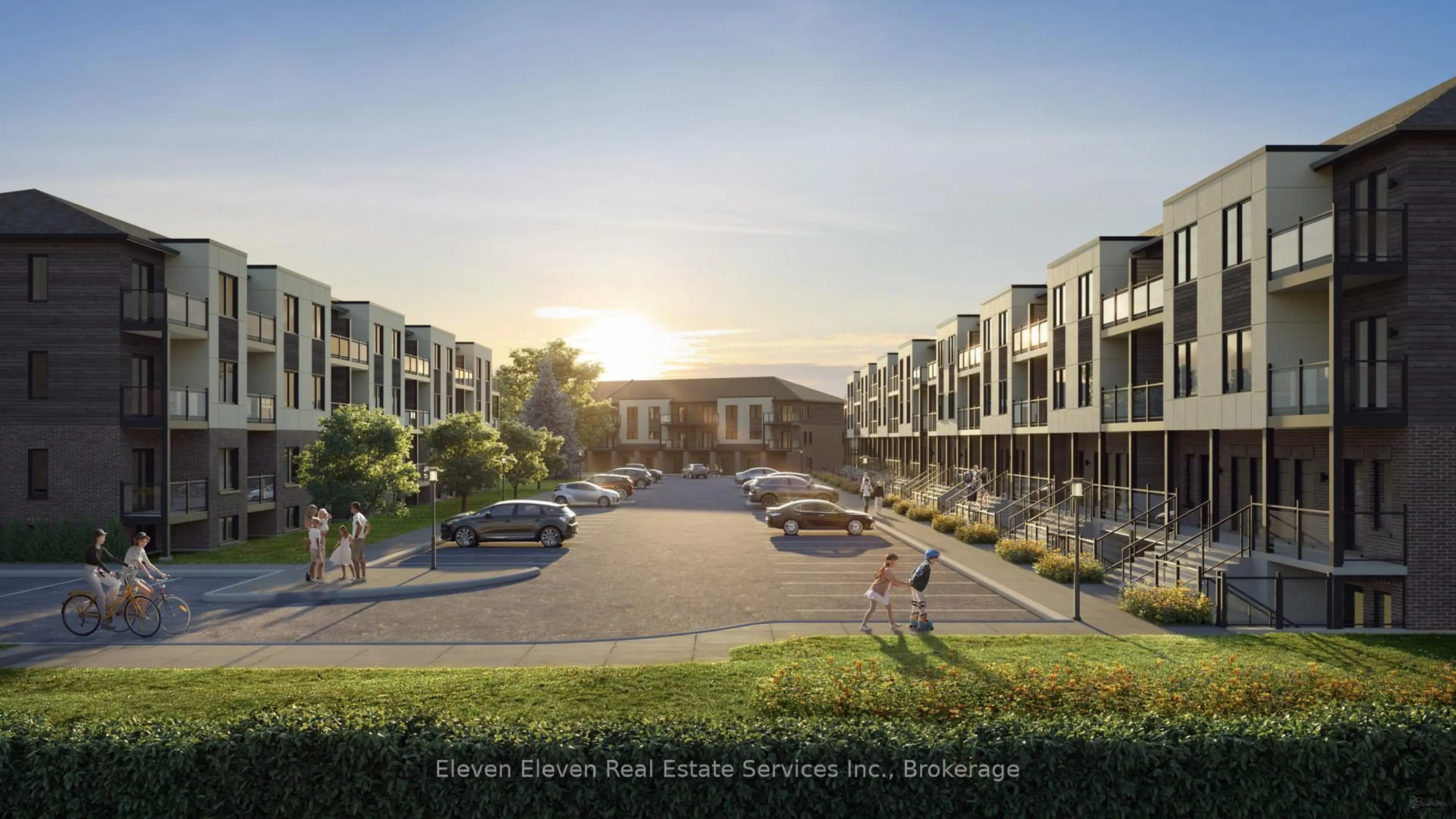 A pic from outside/outdoor area/front of a property/back of a property/a pic from drone, street for 42 Lowes Rd #37, Guelph Ontario N1G 0H2