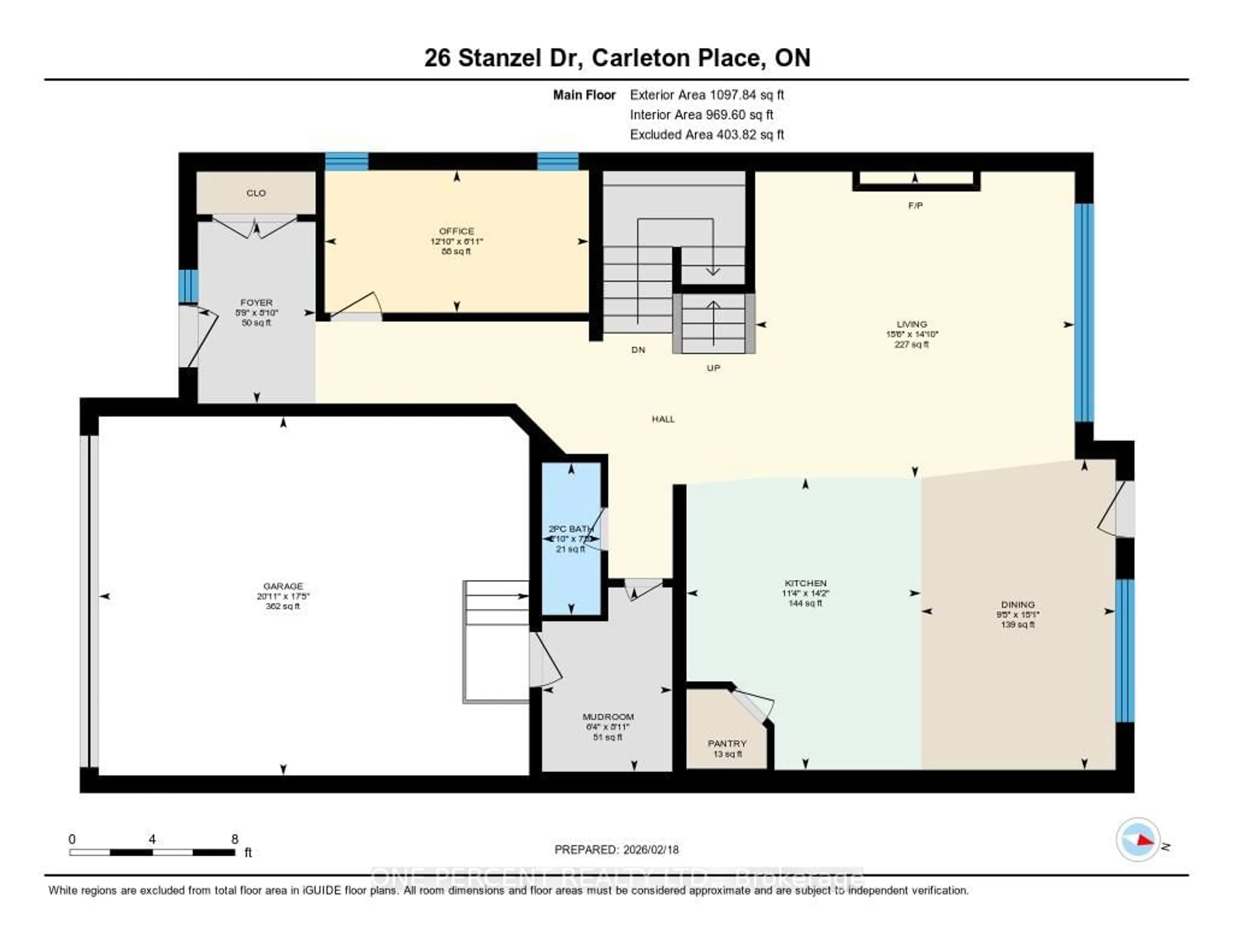 Floor plan for 26 Stanzel Dr, Carleton Place Ontario K7C 0H8