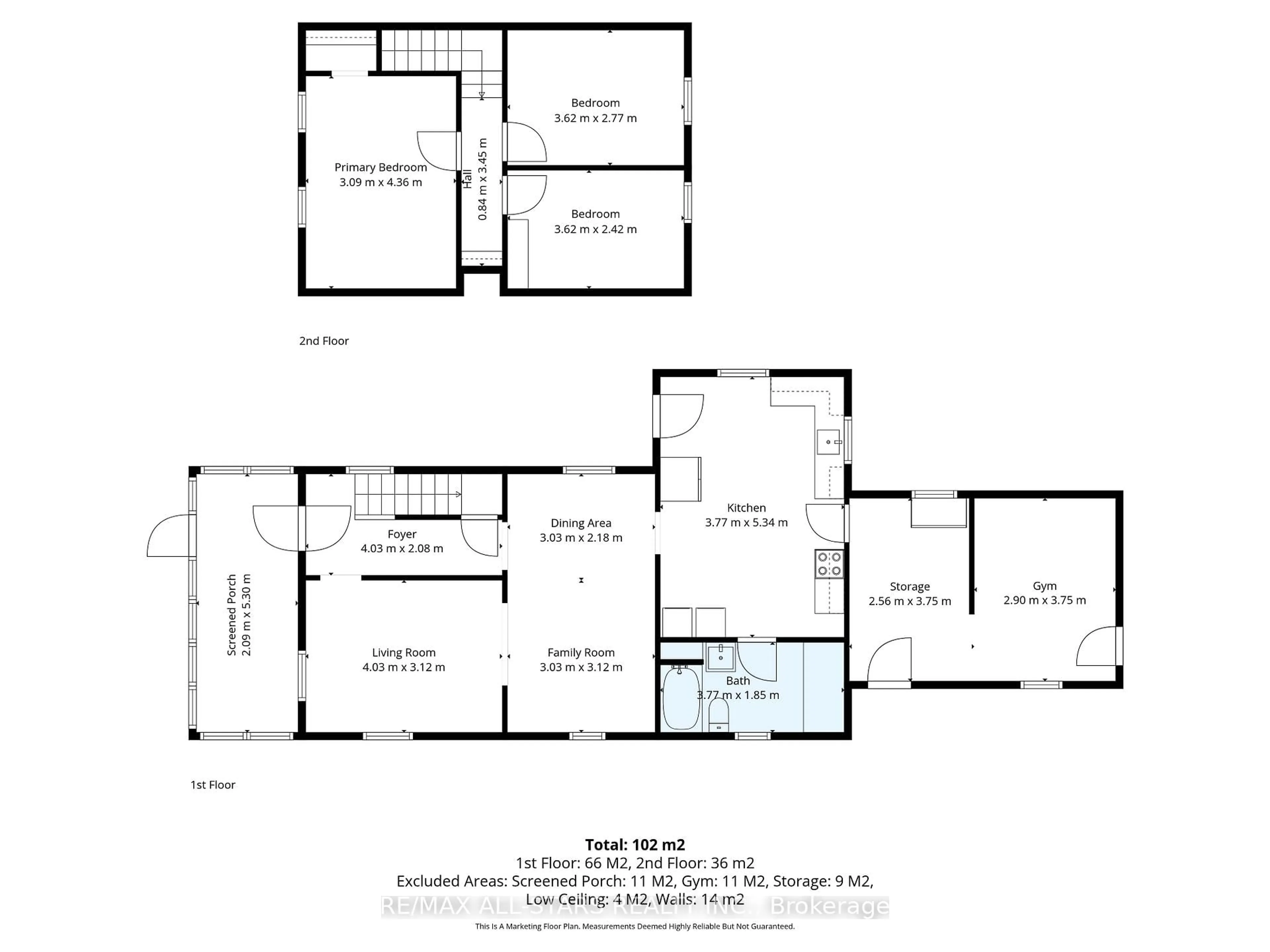 Floor plan for 33 John St, Kawartha Lakes Ontario K0M 1N0