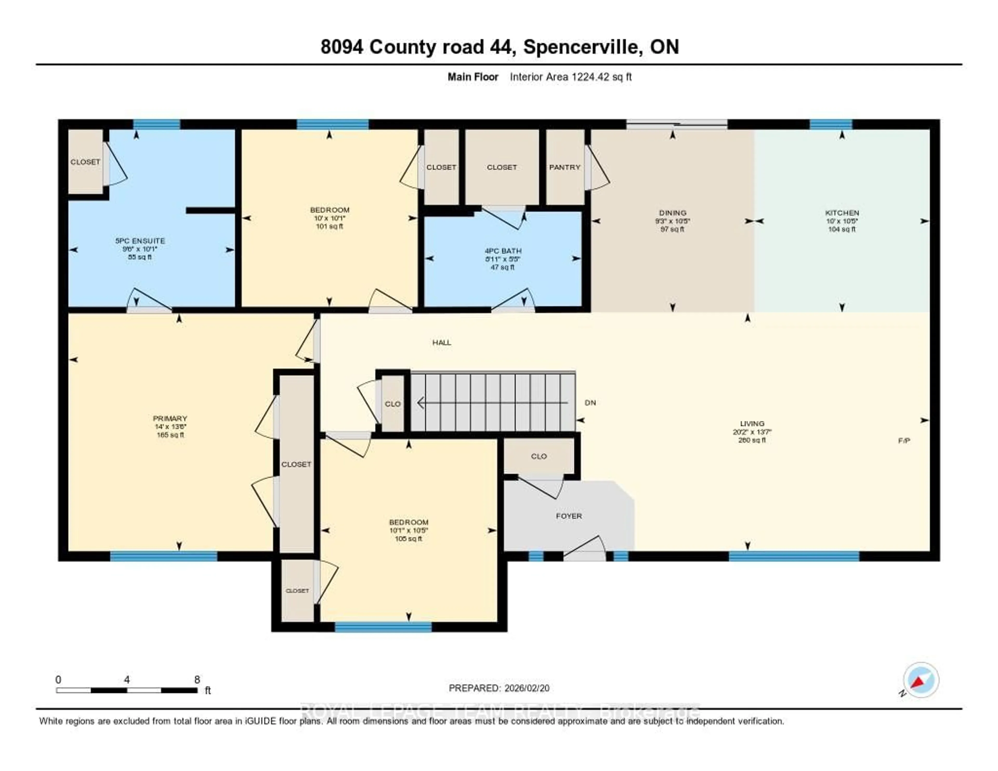 Floor plan for 8094 County Road 44 Rd, Edwardsburgh/Cardinal Ontario K0E 1X0