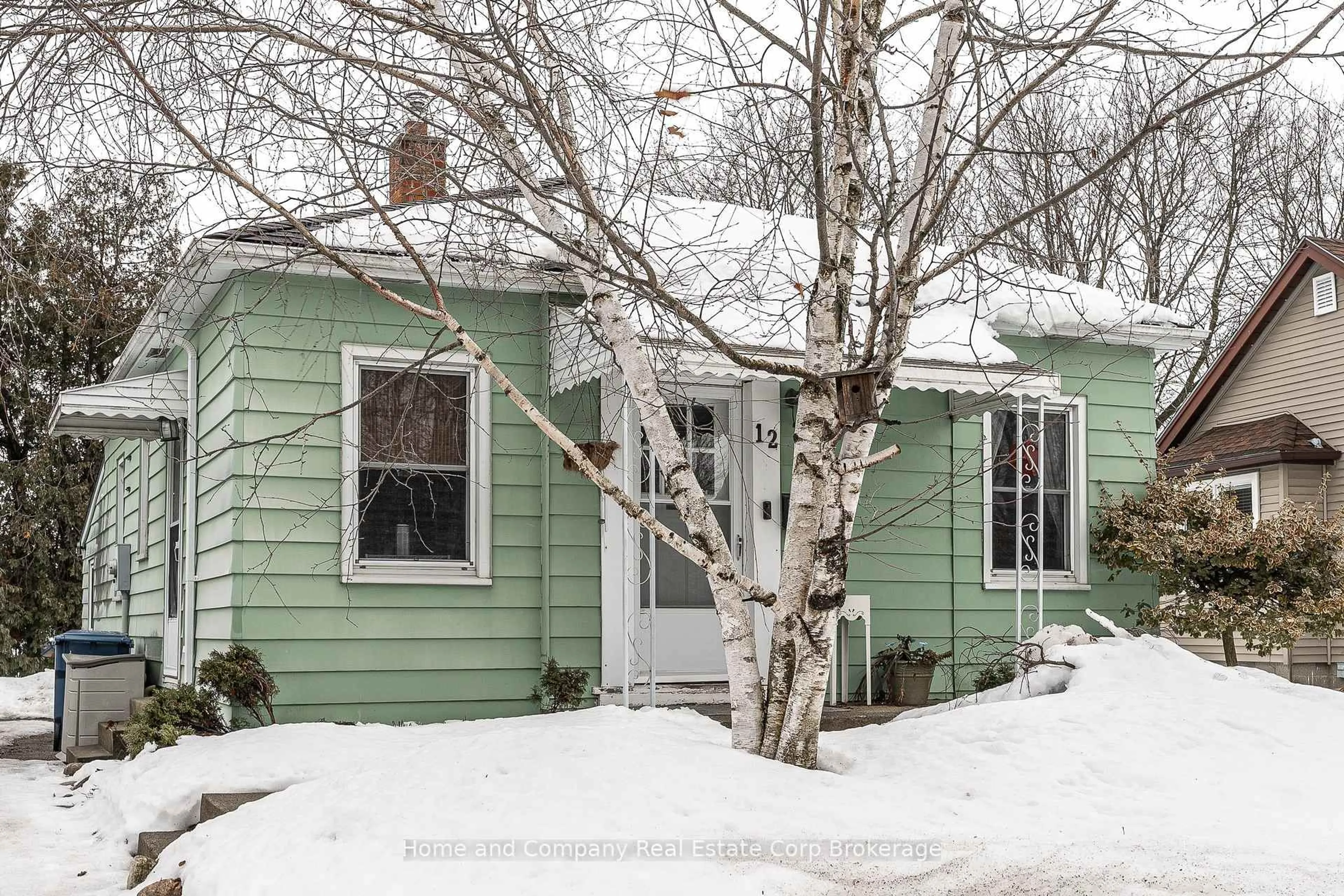 Home with vinyl exterior material, street for 12 Somerset St, Stratford Ontario N5A 6K1