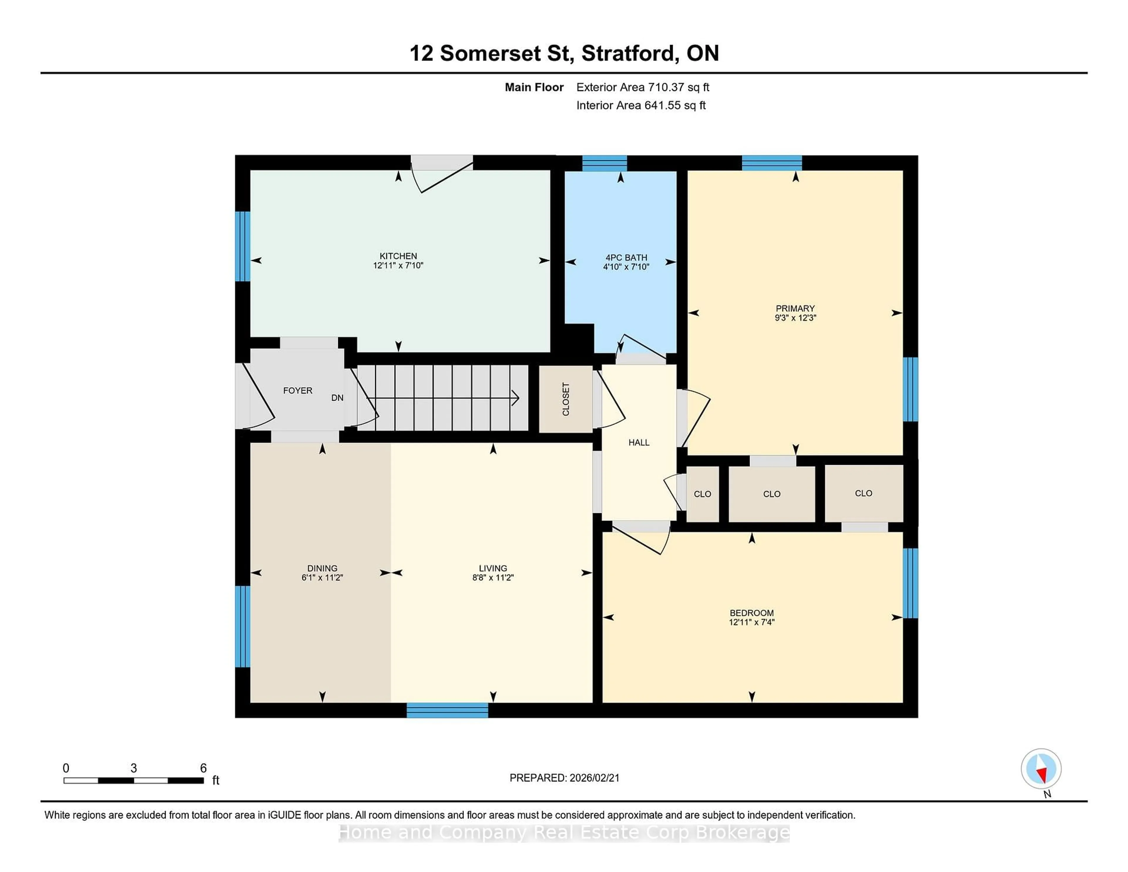 Floor plan for 12 Somerset St, Stratford Ontario N5A 6K1