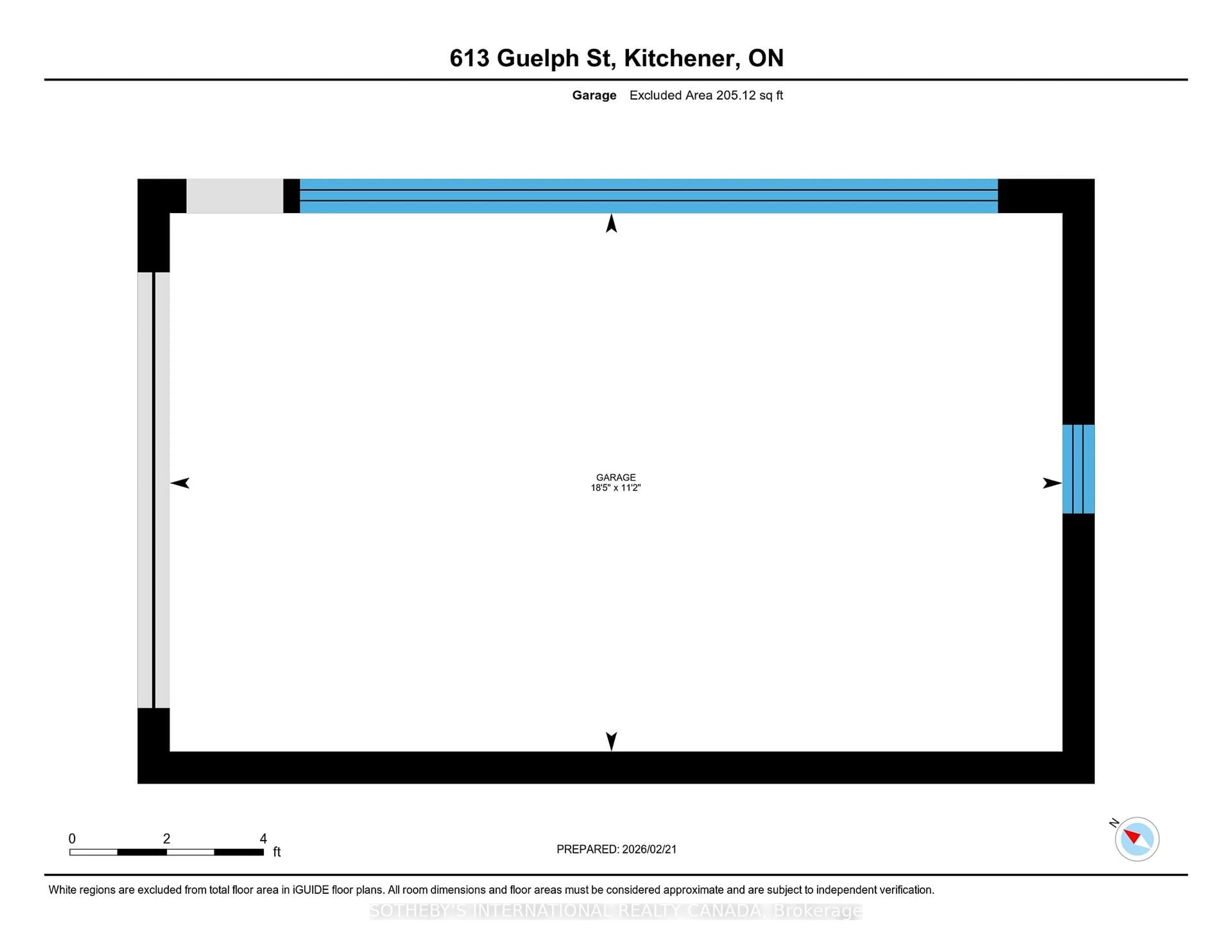 Floor plan for 613 Guelph St, Kitchener Ontario N2H 5Y5