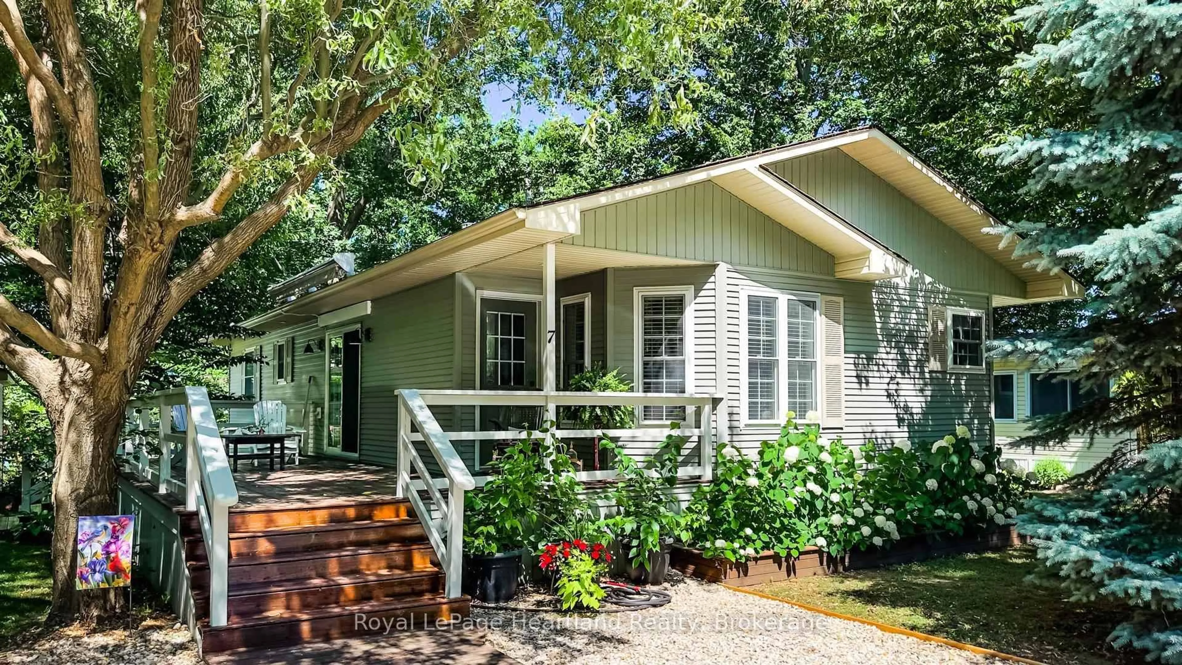 Home with vinyl exterior material, street for 7 Cree Lane, Ashfield-Colborne-Wawanosh Ontario N7A 3Y2