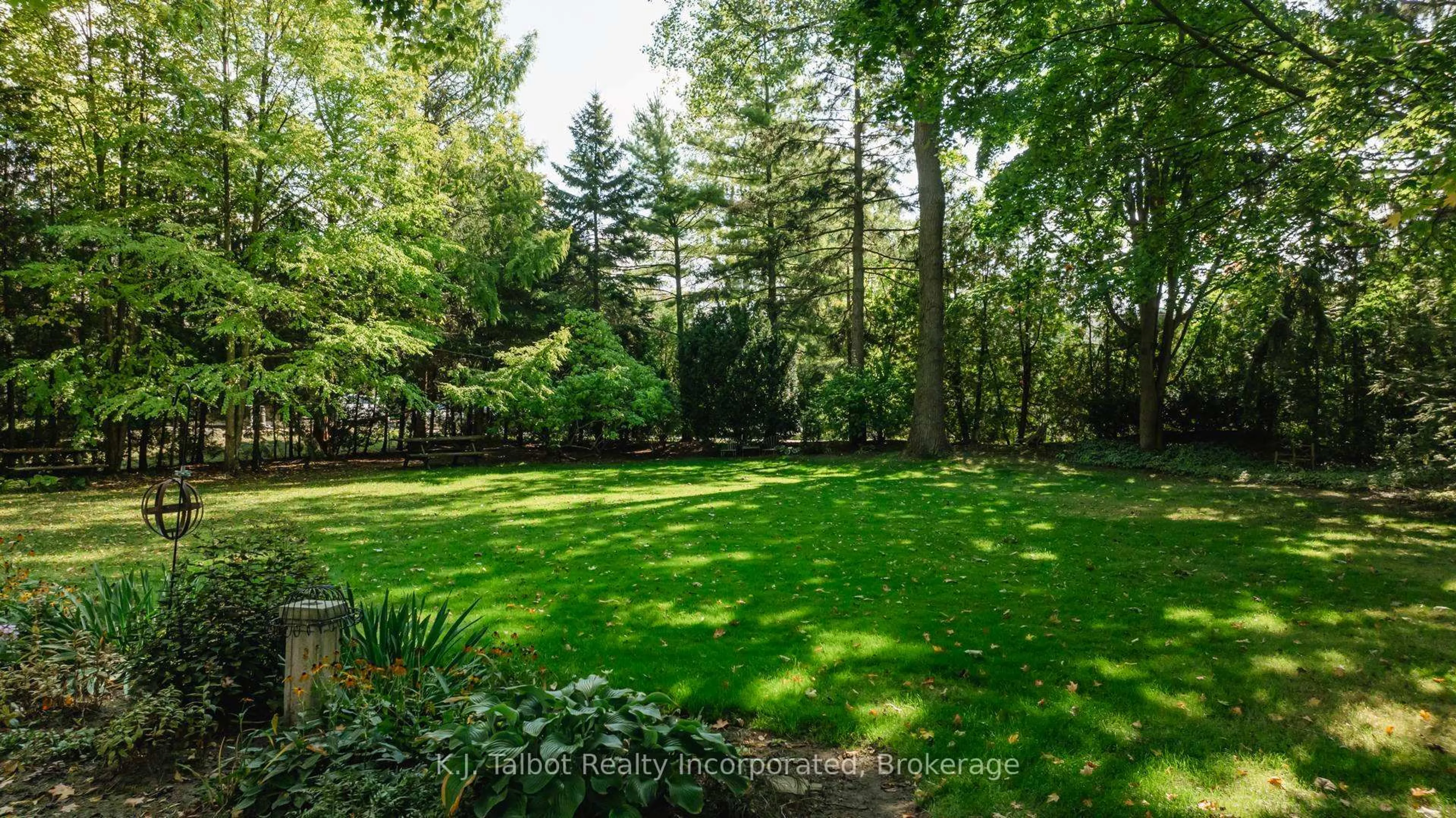 Patio, forest/trees view for 14 & 16 Chiniquy St, Bluewater Ontario N0M 1G0