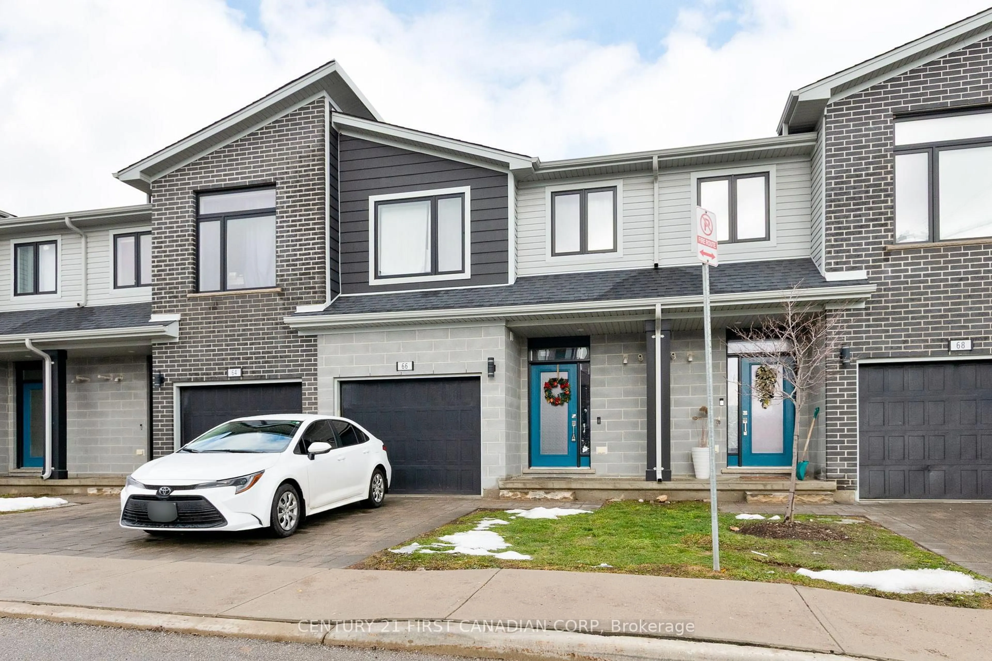 Home with brick exterior material, street for 177 Edgevalley Rd #66, London East Ontario N5V 0C5