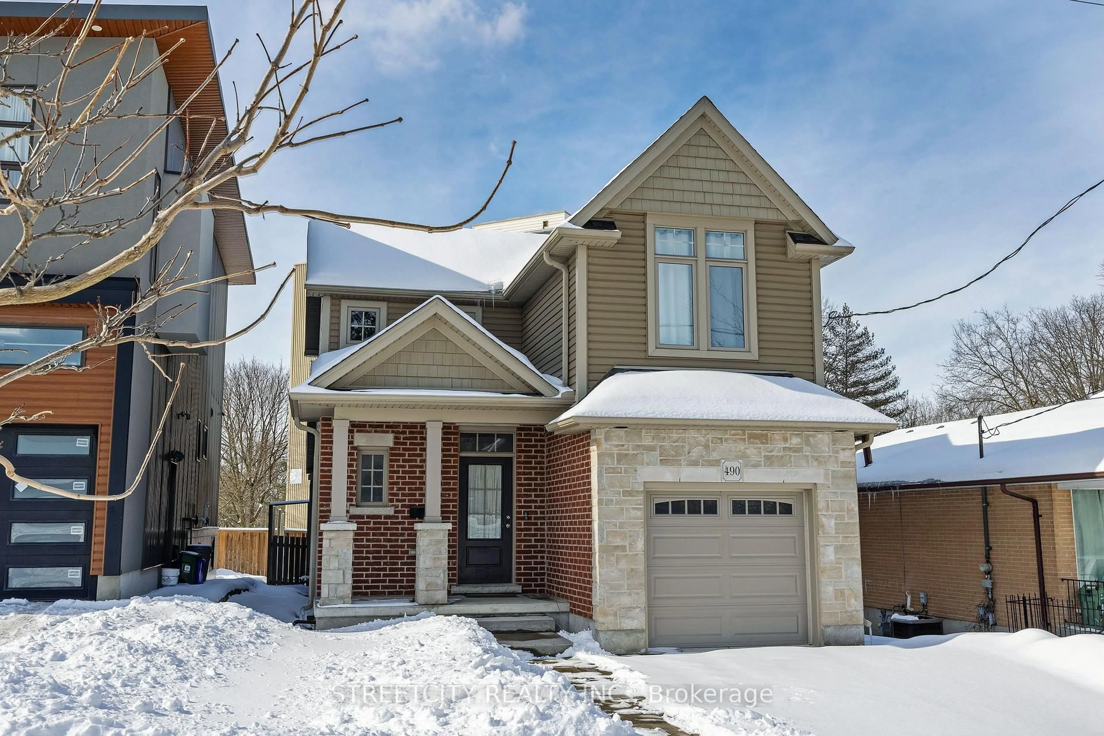 Home with brick exterior material, street for 490 Phyllis St, London South Ontario N6J 2Z4