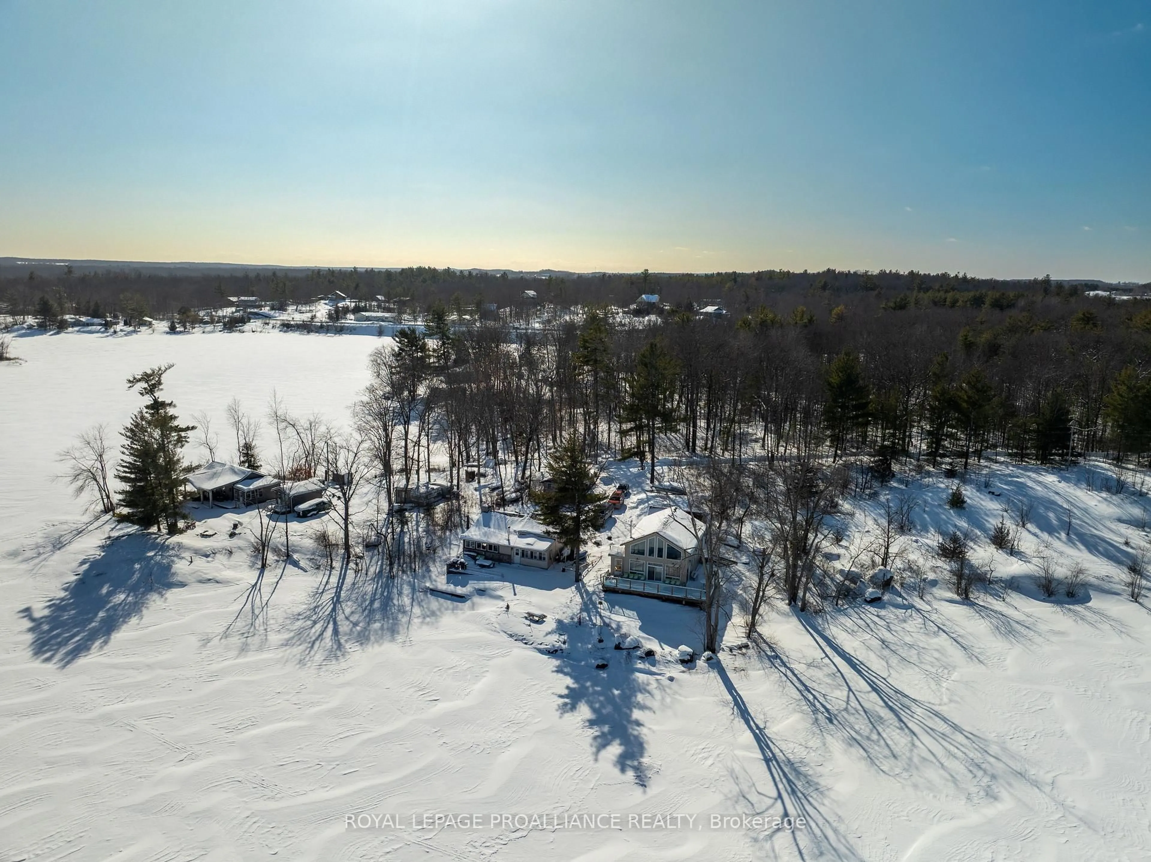 A pic from outside/outdoor area/front of a property/back of a property/a pic from drone, forest/trees view for 75 Houston Lane, Tweed Ontario K0K 3J0