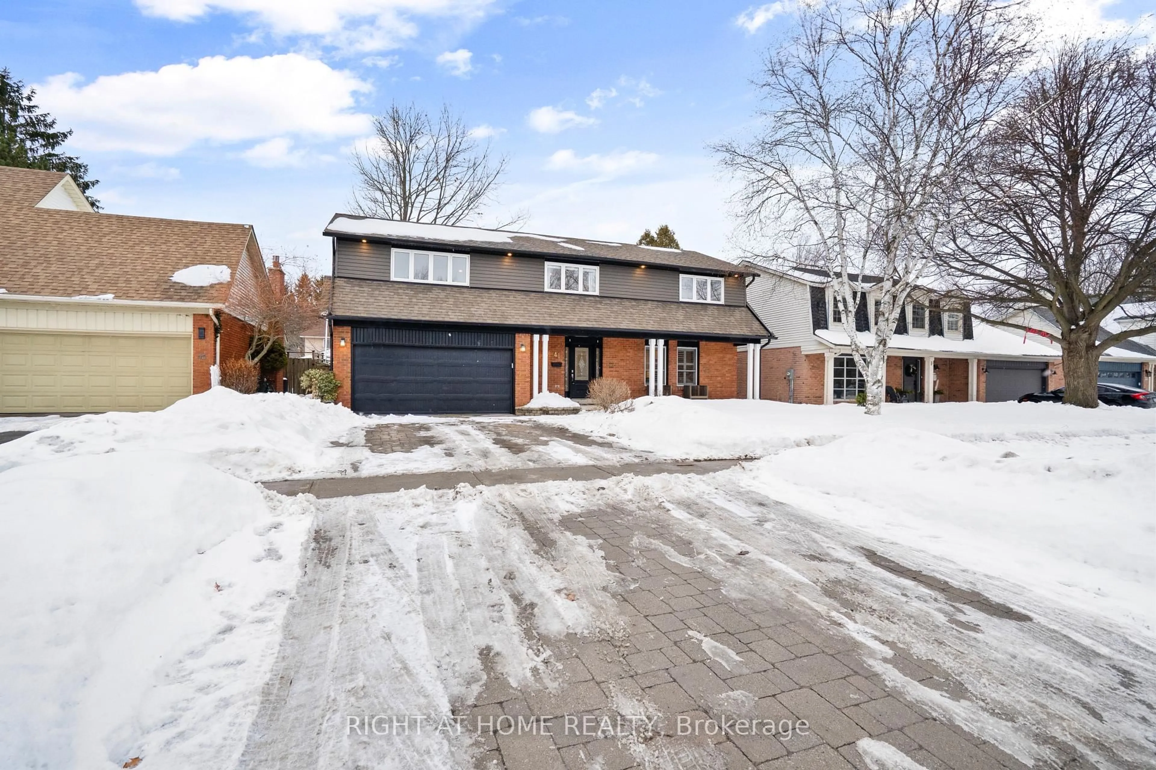 Home with brick exterior material, street for 41 Amberly Blvd, Hamilton Ontario L9G 3R9