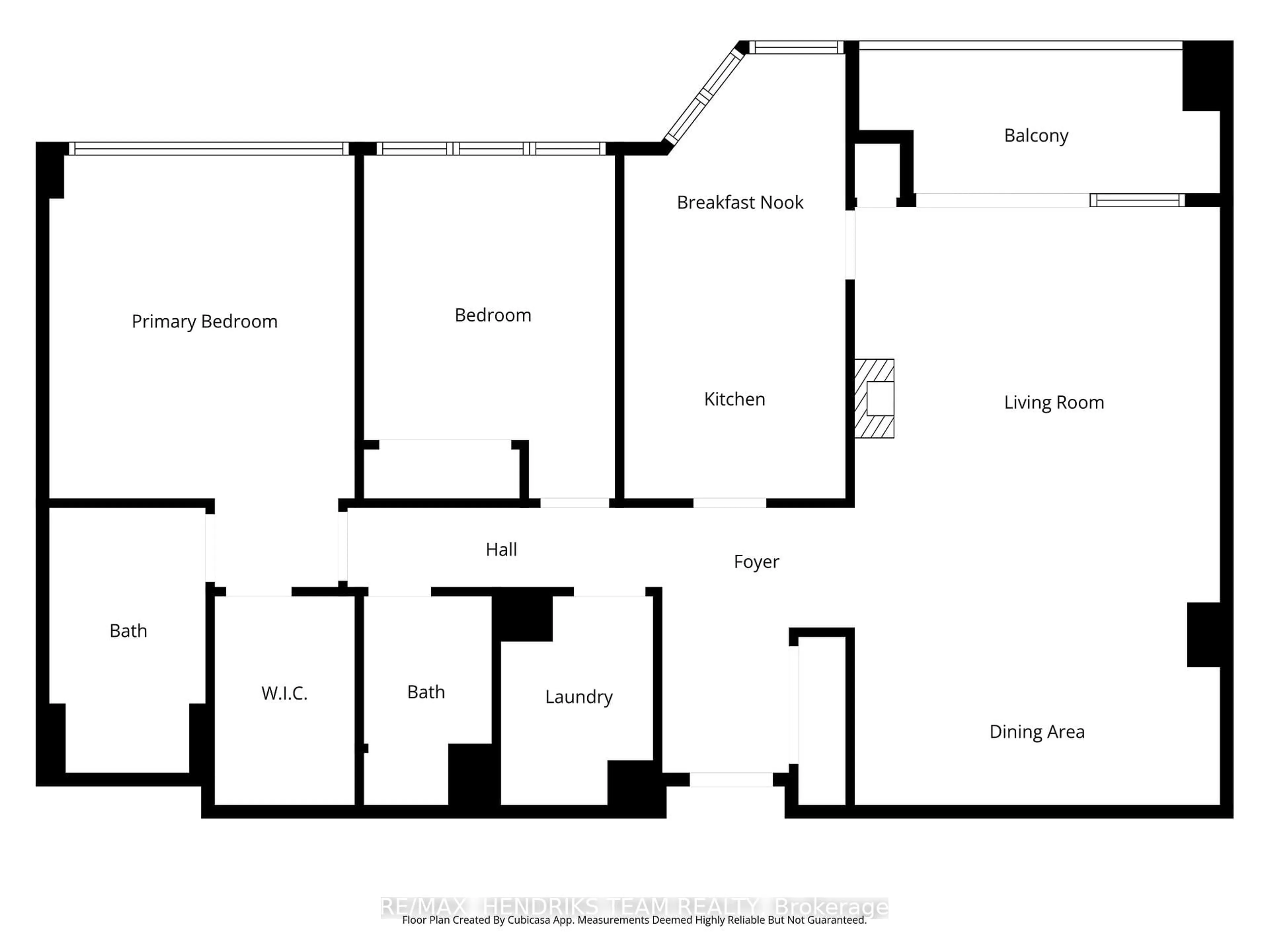 Floor plan for 3 Towering Heights Blvd #502, St. Catharines Ontario L2T 4A4