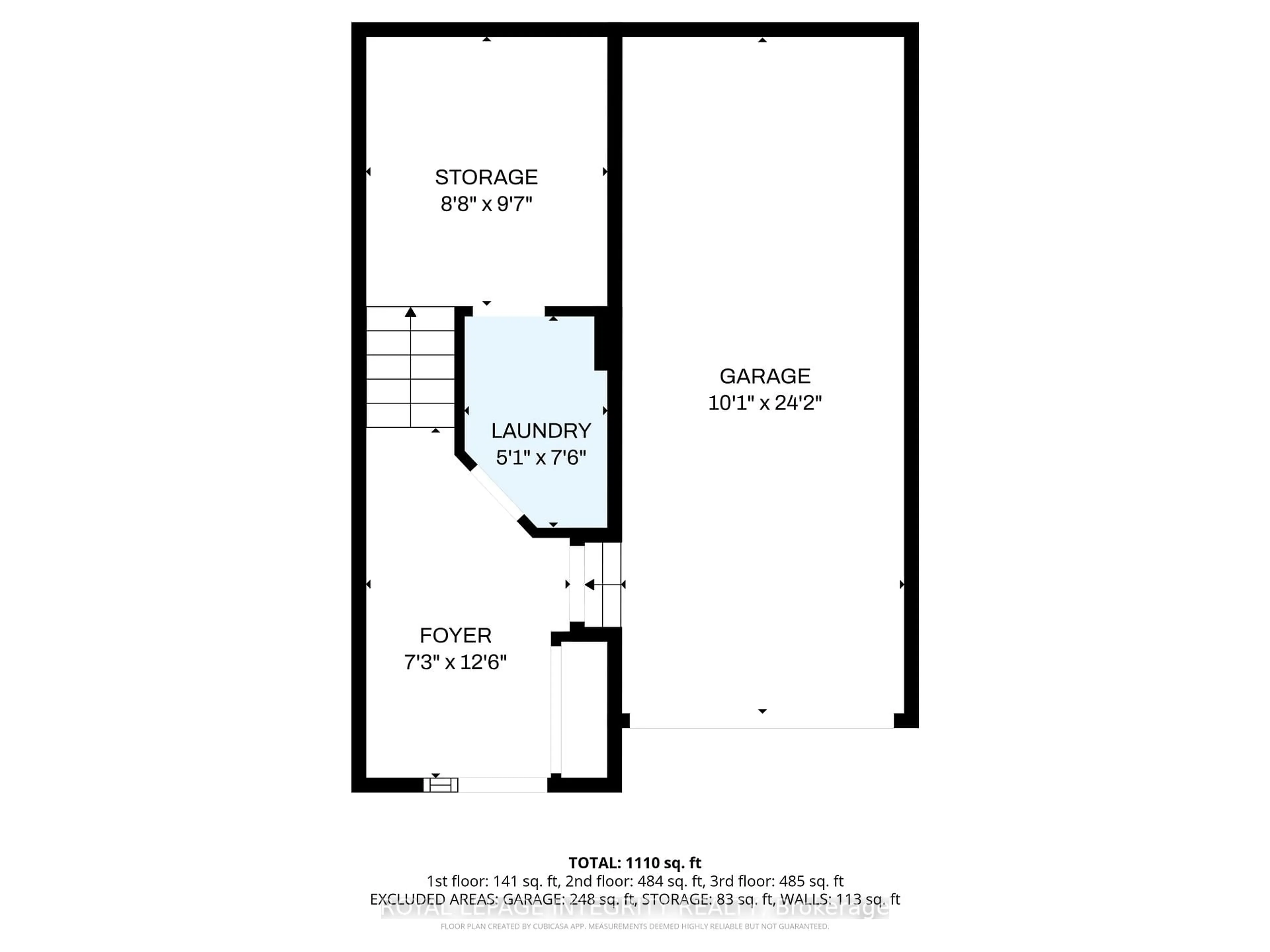 Floor plan for 216 Halyard Way, Ottawa Ontario K2S 1B9