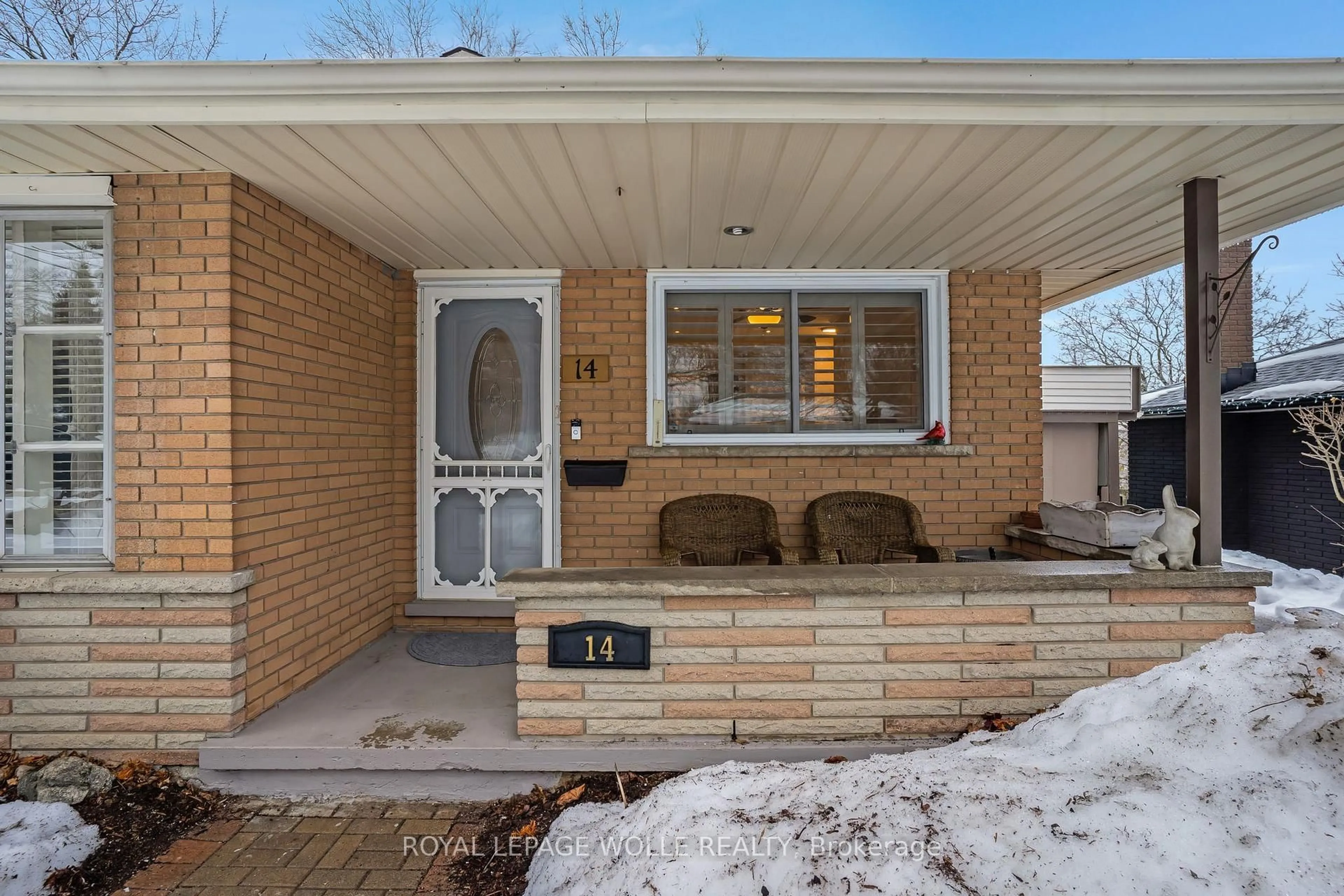 Home with brick exterior material, street for 14 Hearth Cres, Kitchener Ontario N2M 1G6