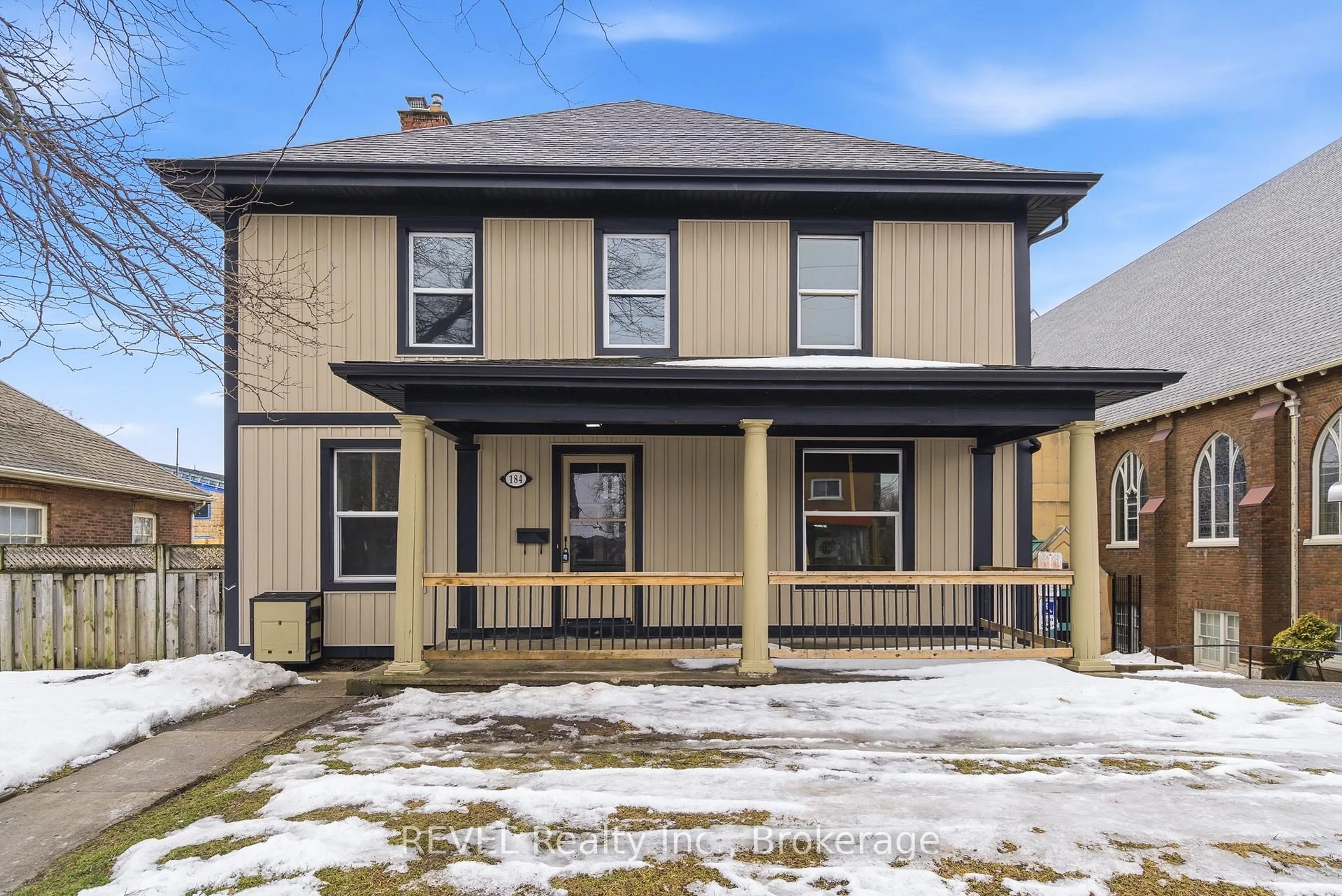Home with brick exterior material, street for 184 Queenston St, St. Catharines Ontario L2R 2Z7