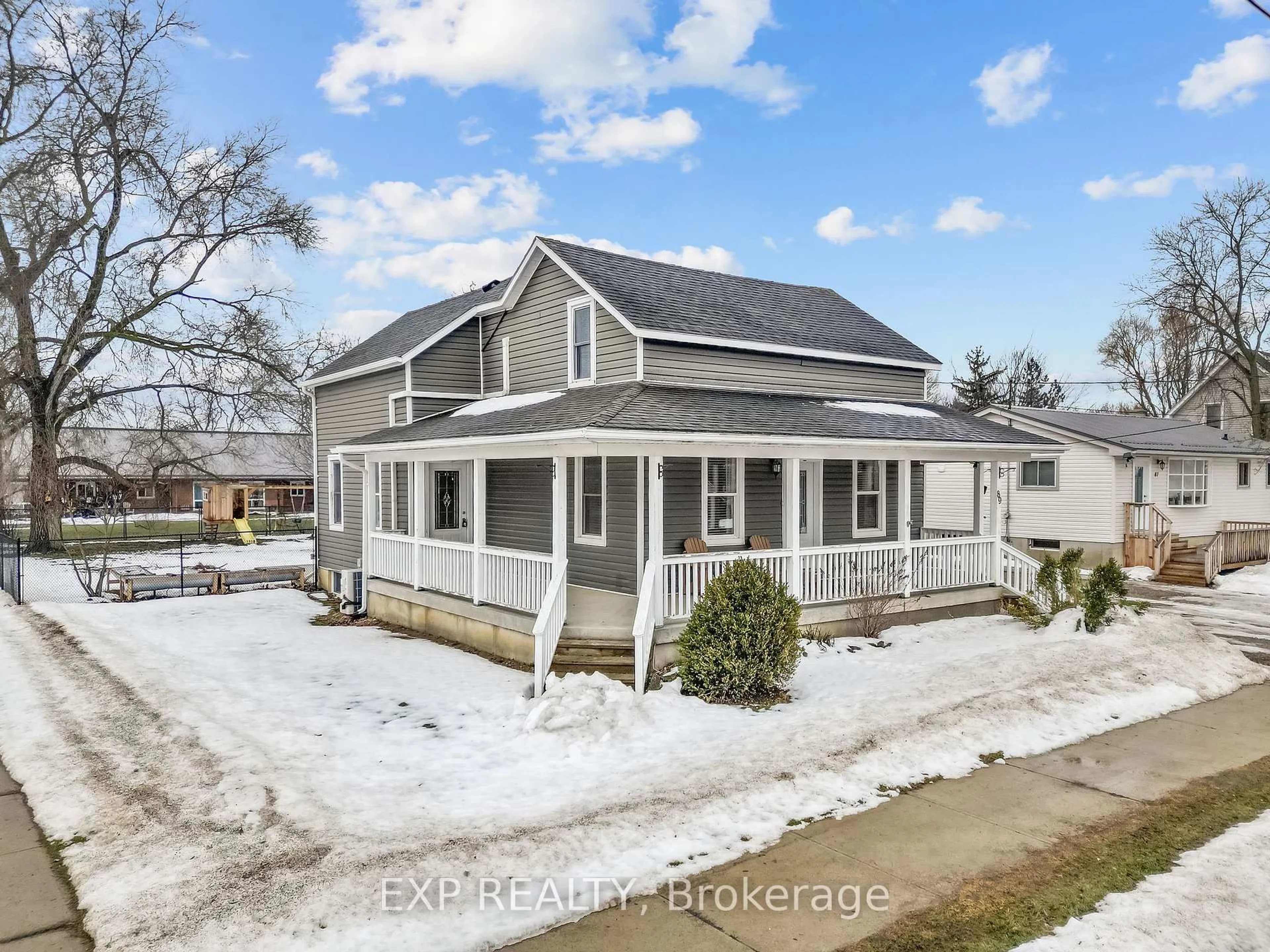 A pic from outside/outdoor area/front of a property/back of a property/a pic from drone, street for 89 Ontario St, Lambton Shores Ontario N0M 2N0