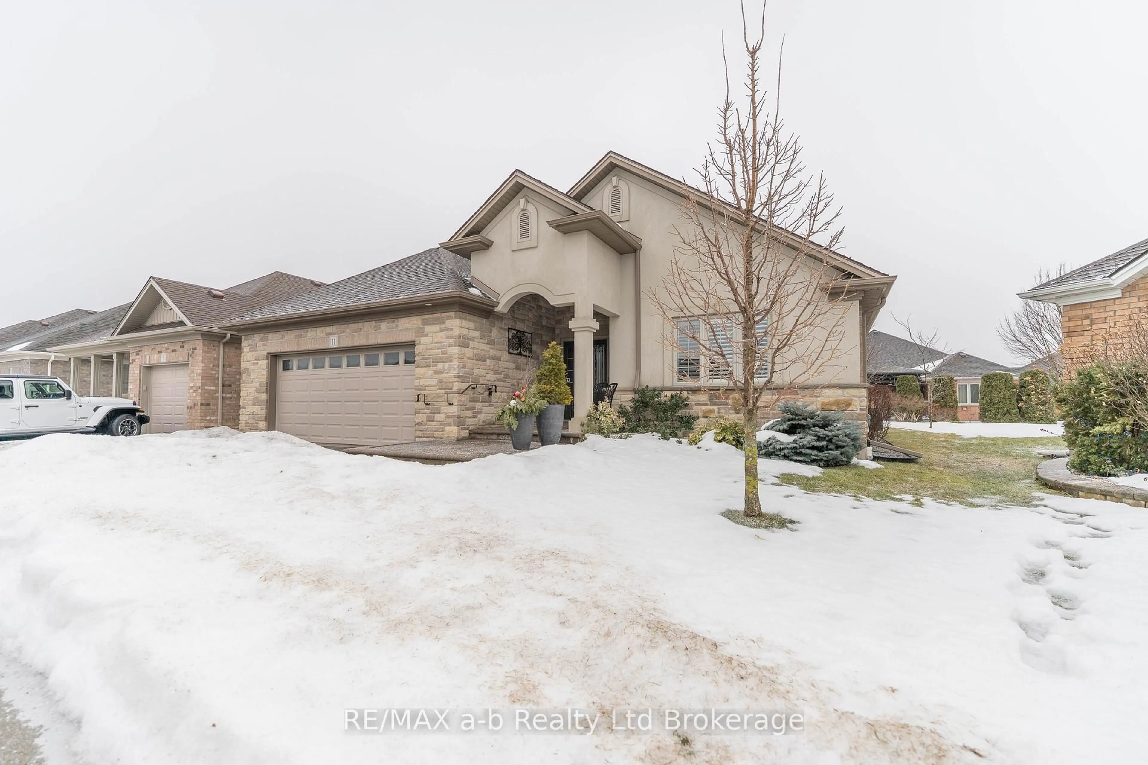 Home with brick exterior material, street for 11 Hollier Dr, Tillsonburg Ontario N4G 0G2