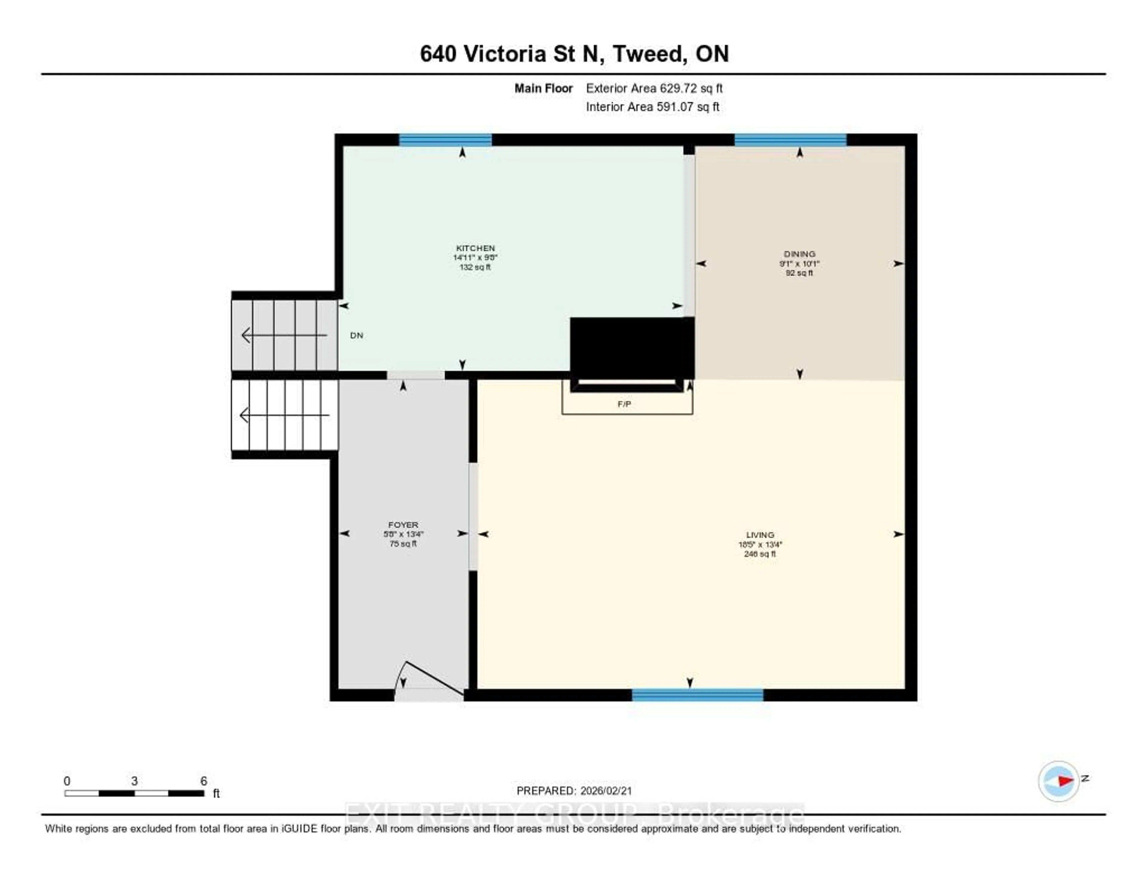 Floor plan for 640 Victoria St, Tweed Ontario K0K 3J0