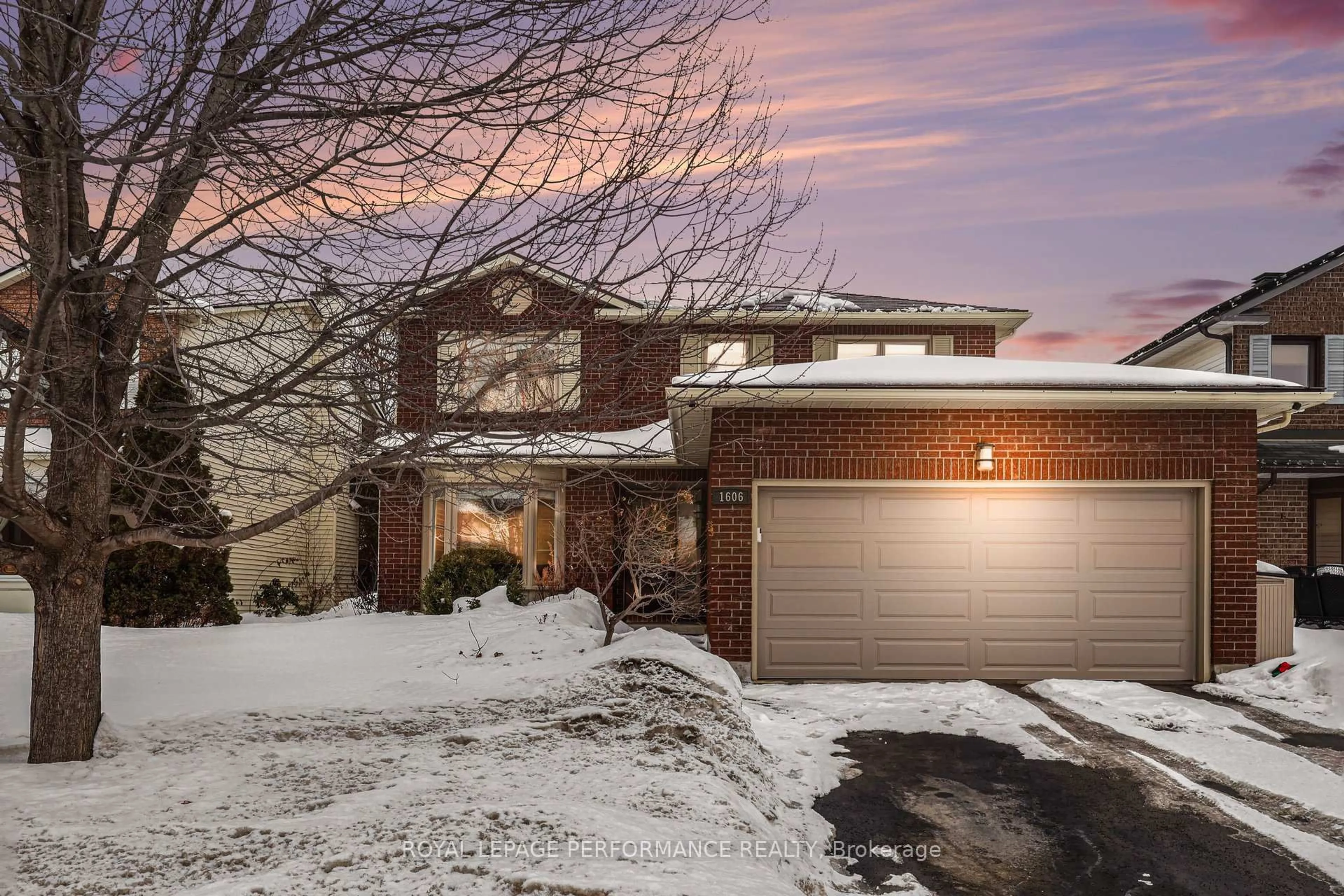 Home with brick exterior material, street for 1606 Westport Cres, Orleans Ontario K1C 6C8