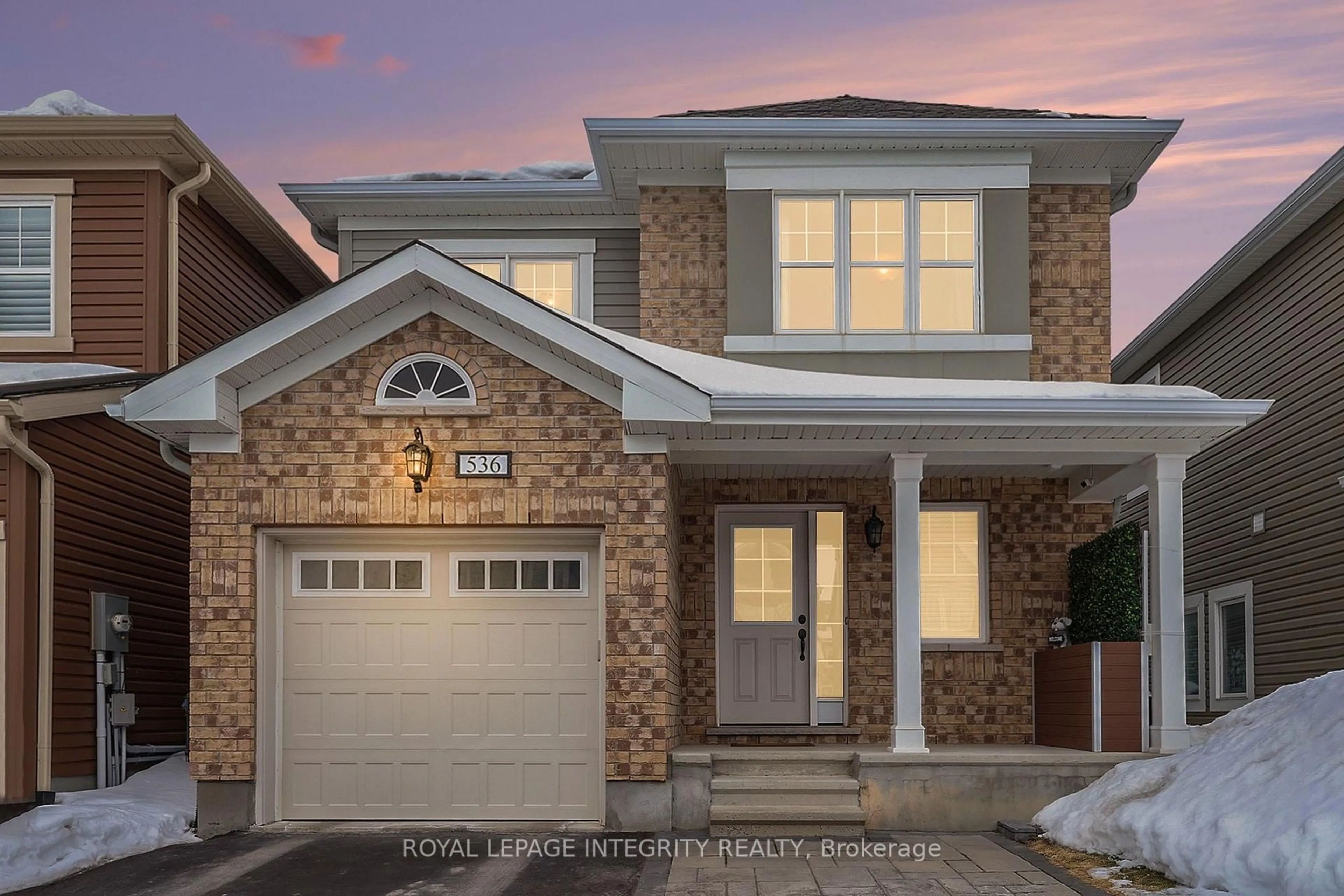 Home with brick exterior material, street for 536 Arum Terr, Ottawa Ontario K4A 1E6