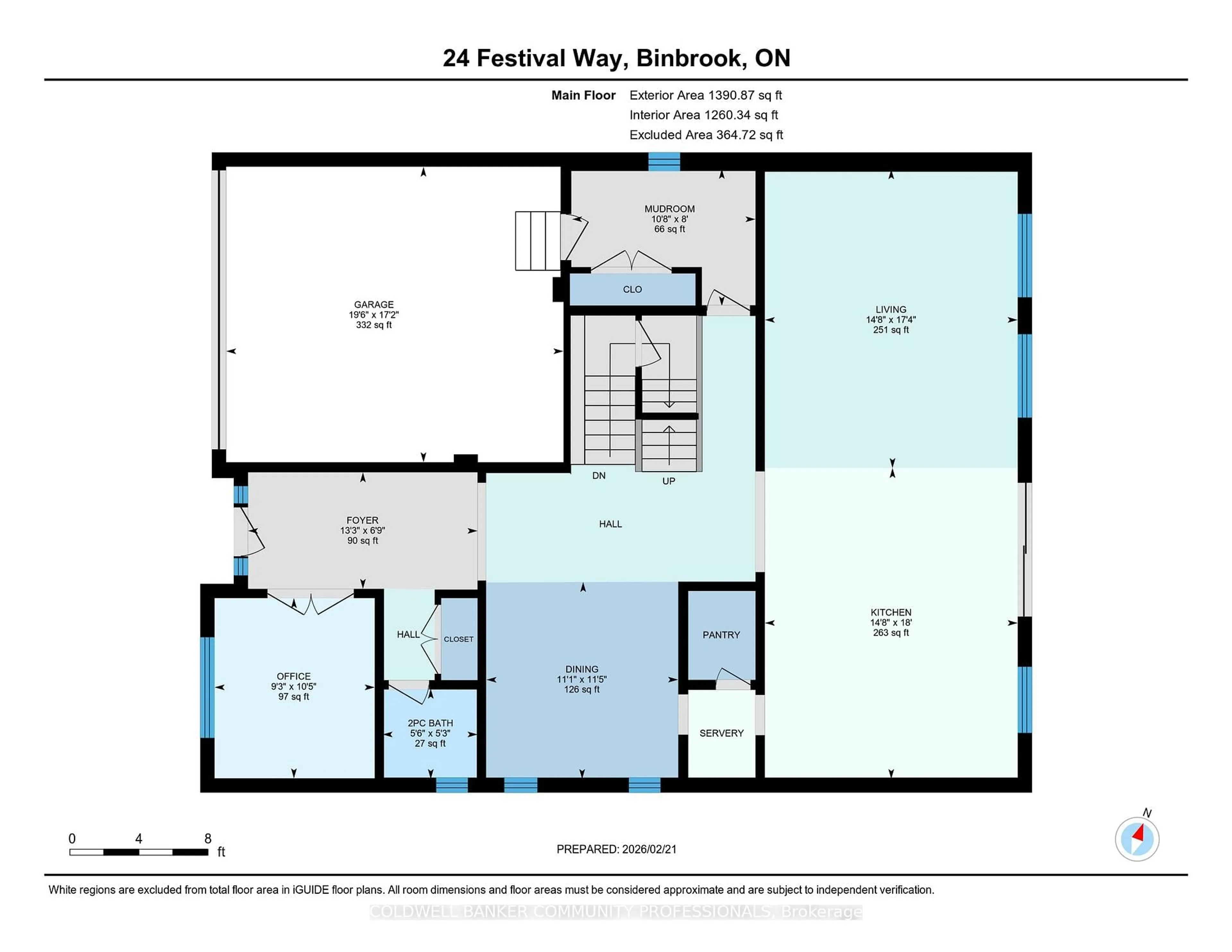 Floor plan for 24 Festival Way, Hamilton Ontario L0R 1C0