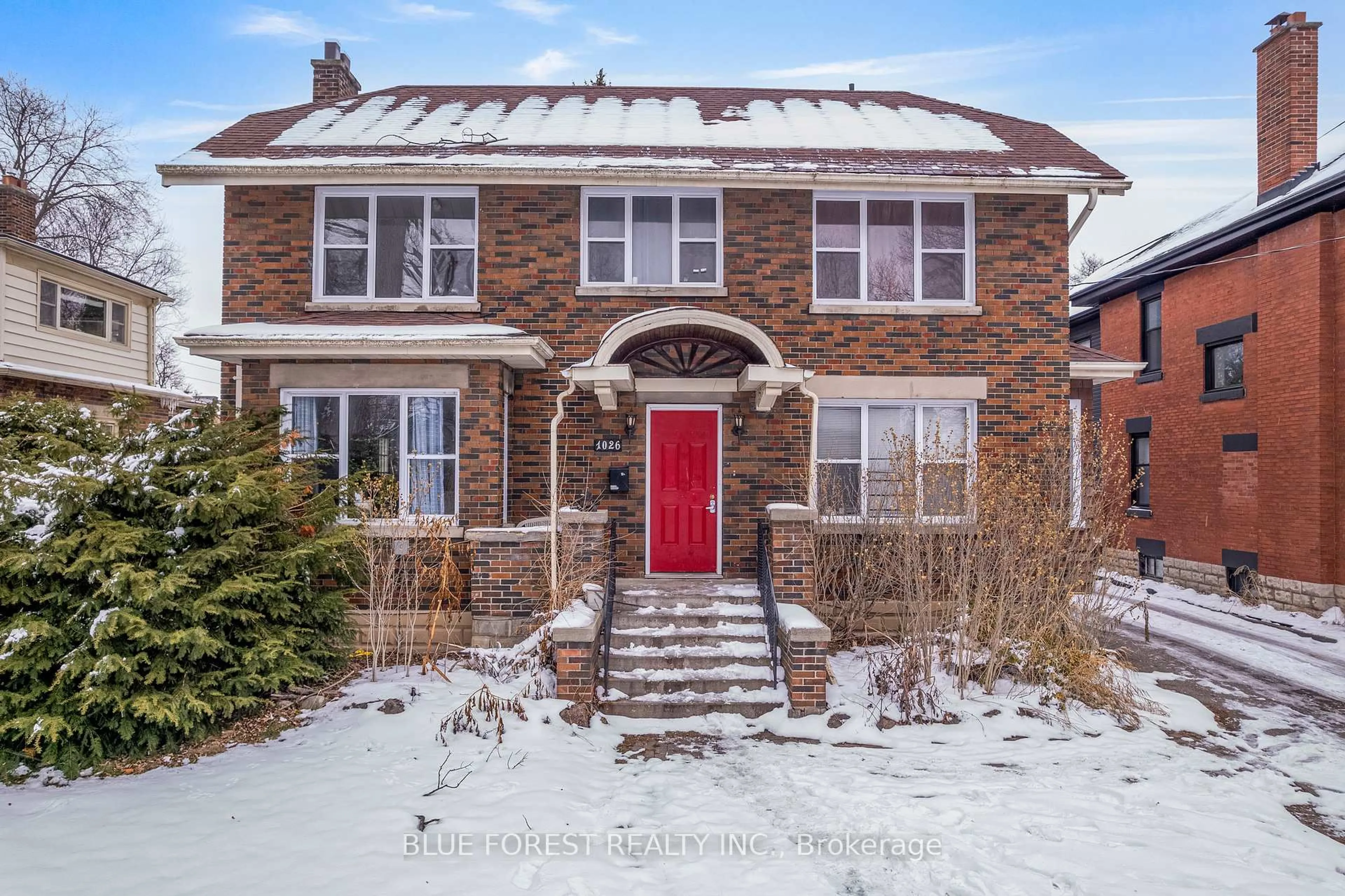 Home with brick exterior material, street for 1026 Waterloo St, London East Ontario N6A 3X6