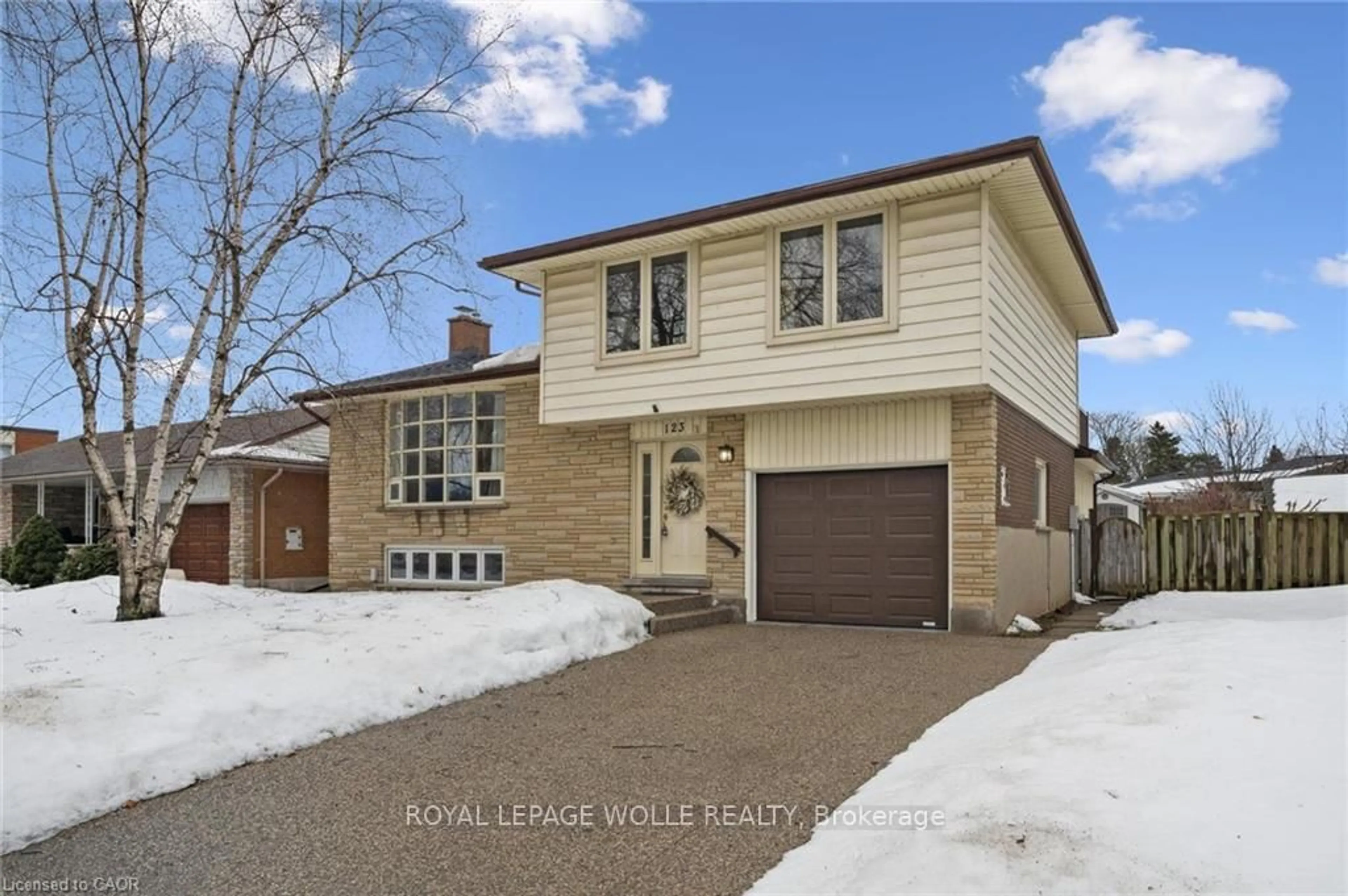Home with brick exterior material, street for 123 Lorraine Ave, Kitchener Ontario N2B 2N1