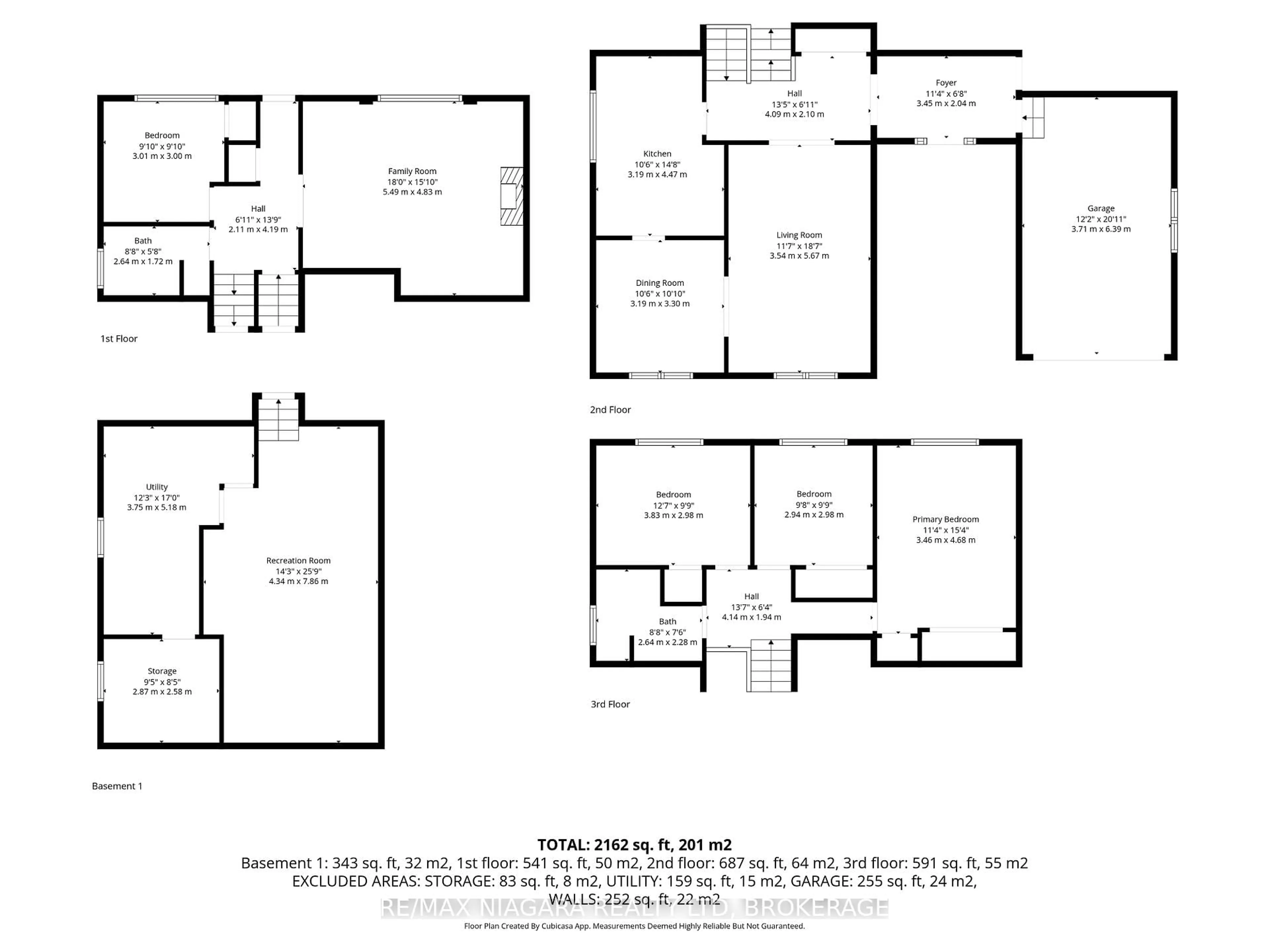 Floor plan for 12 Hampton Crt, Welland Ontario L3C 5T2