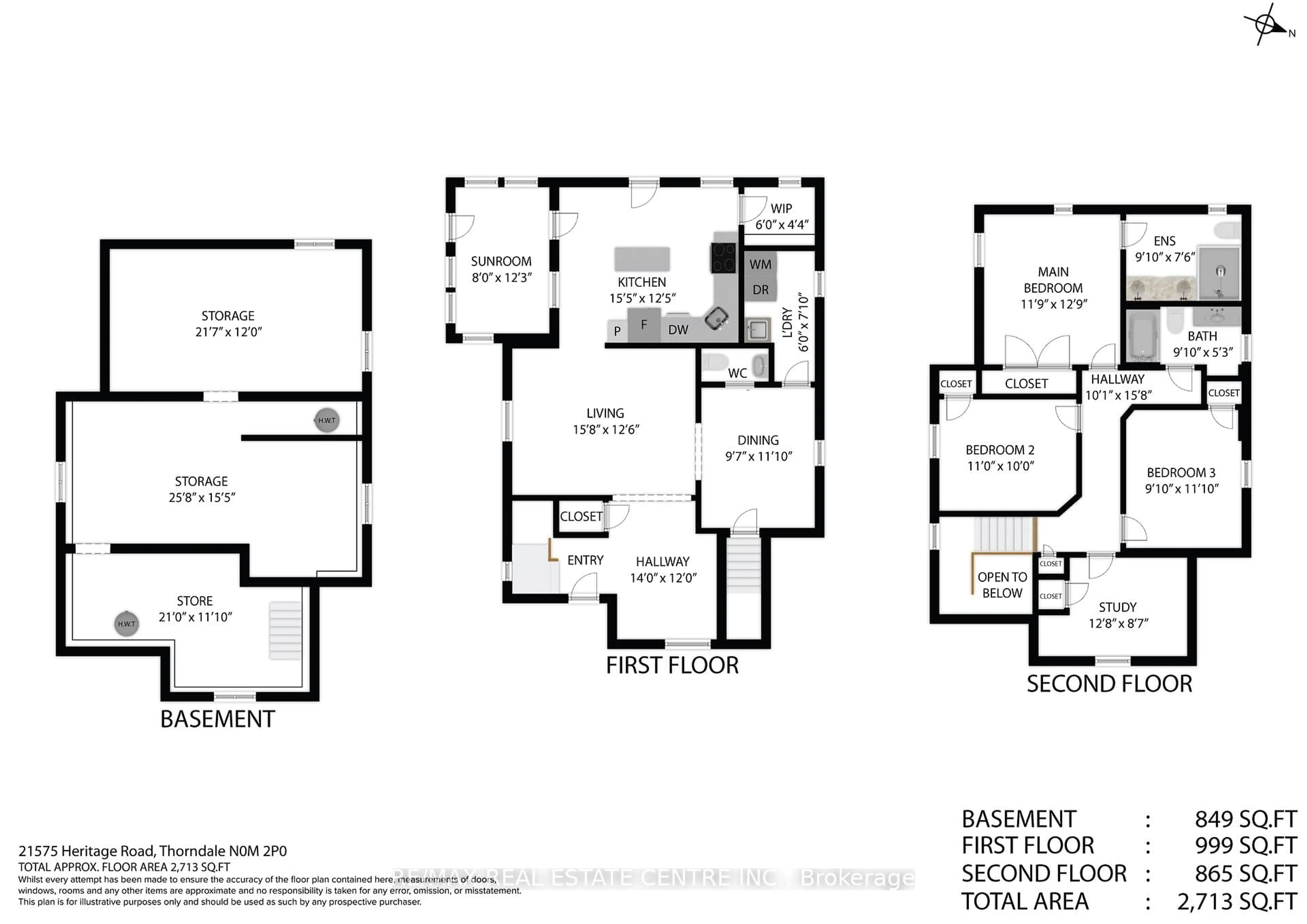 Floor plan for 21575 Heritage Rd, Thames Centre Ontario N0M 2P0