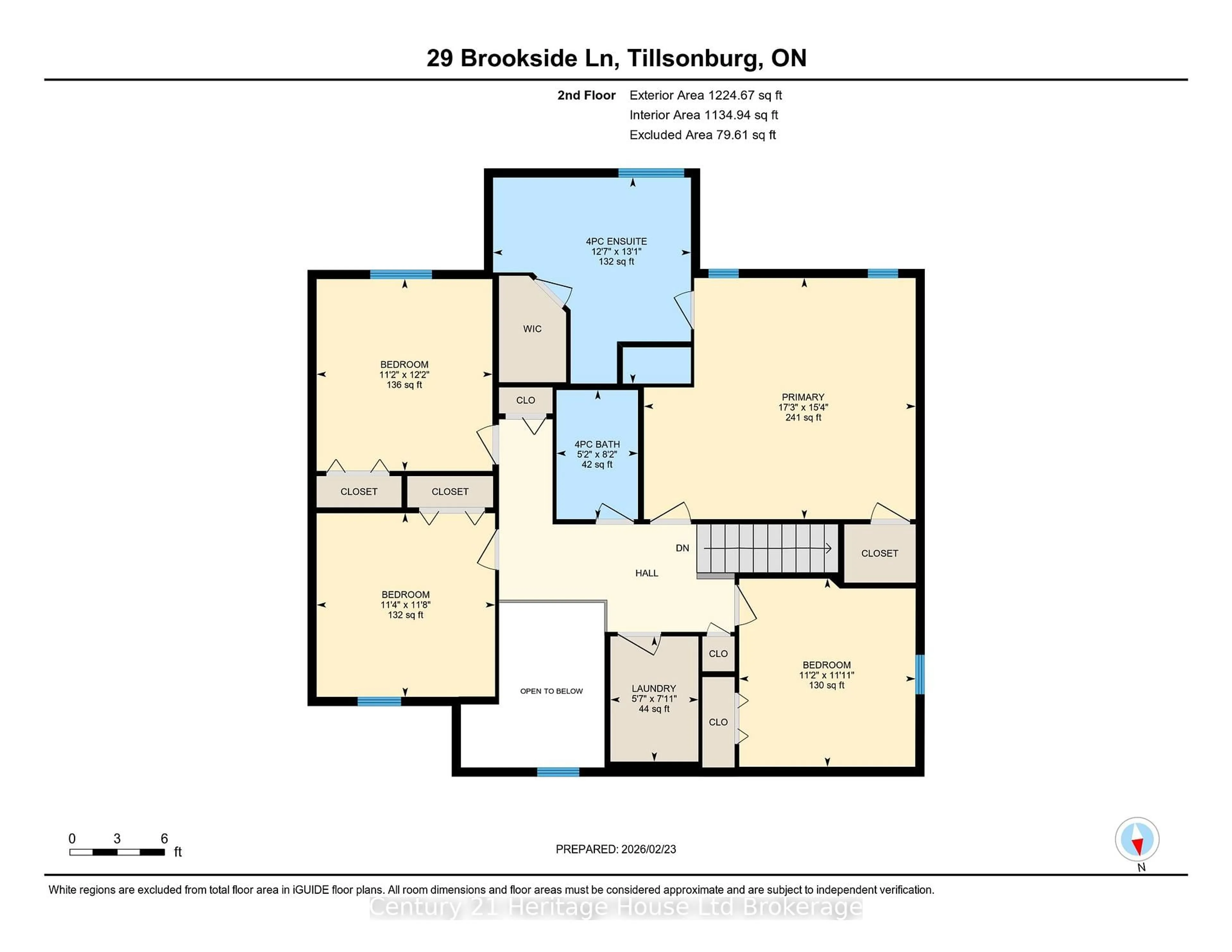 Floor plan for 29 Brookside Lane, Tillsonburg Ontario N4G 0A1