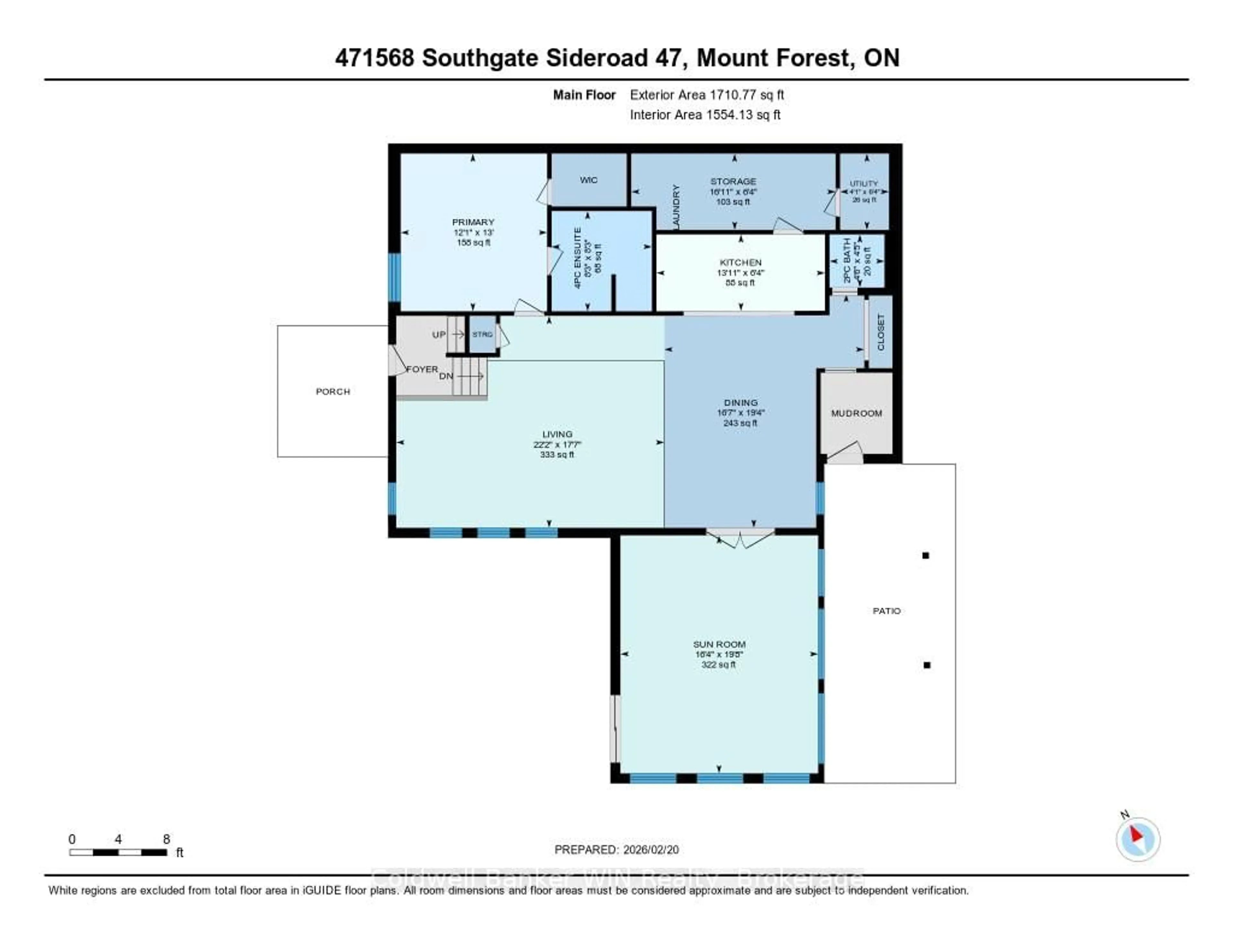 Floor plan for 471568 47 Sdrd, Southgate Ontario N0G 2L0
