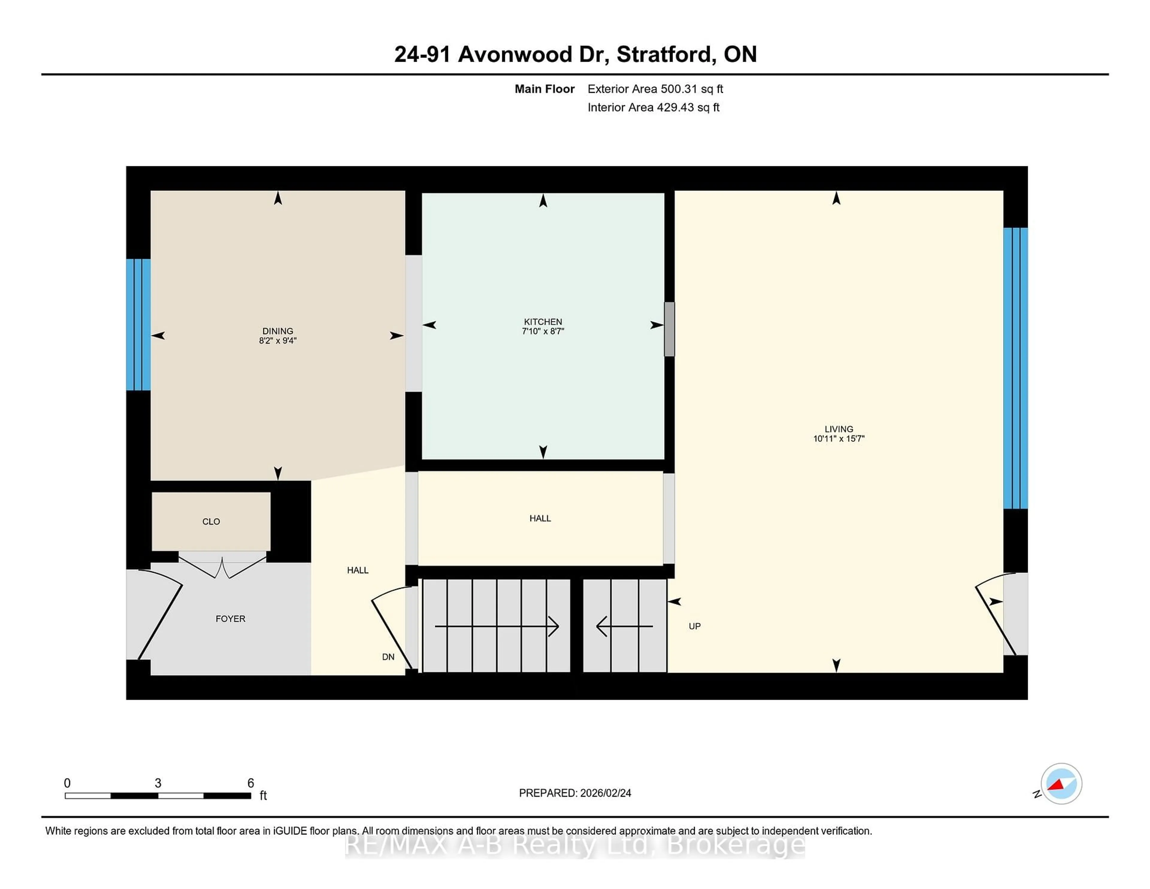 Floor plan for 91 Avonwood Dr #24, Stratford Ontario N4Z 1B2