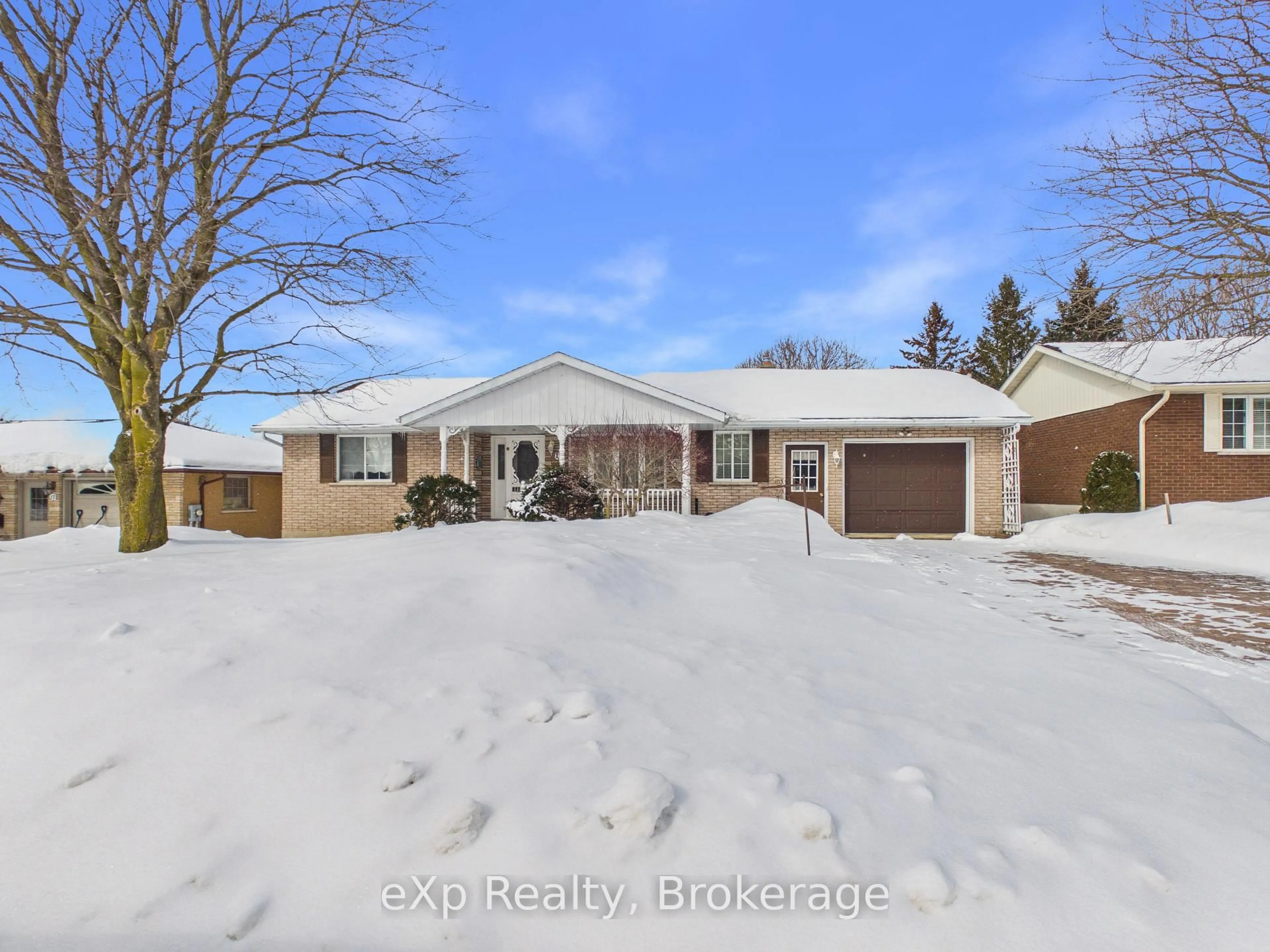 A pic from outside/outdoor area/front of a property/back of a property/a pic from drone, street for 13 Ignatz St, South Bruce Ontario N0G 2J0