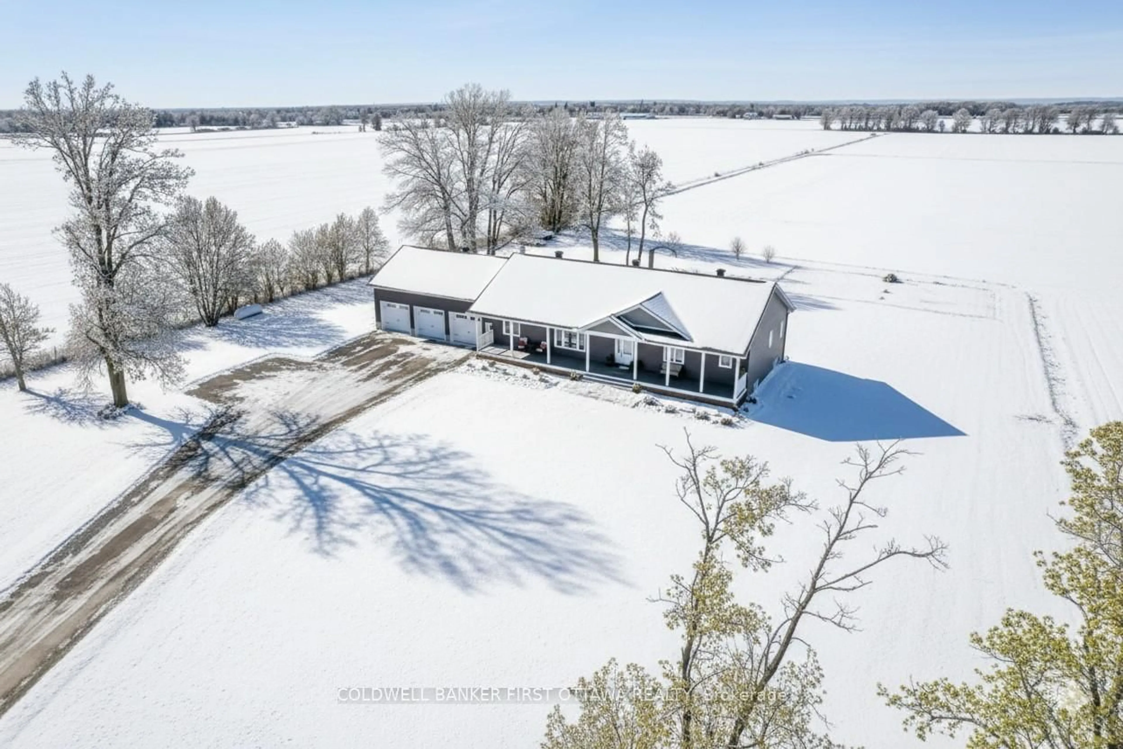 A pic from outside/outdoor area/front of a property/back of a property/a pic from drone, water/lake/river/ocean view for 800 Waba Rd, Pakenham Ontario K0A 2X0