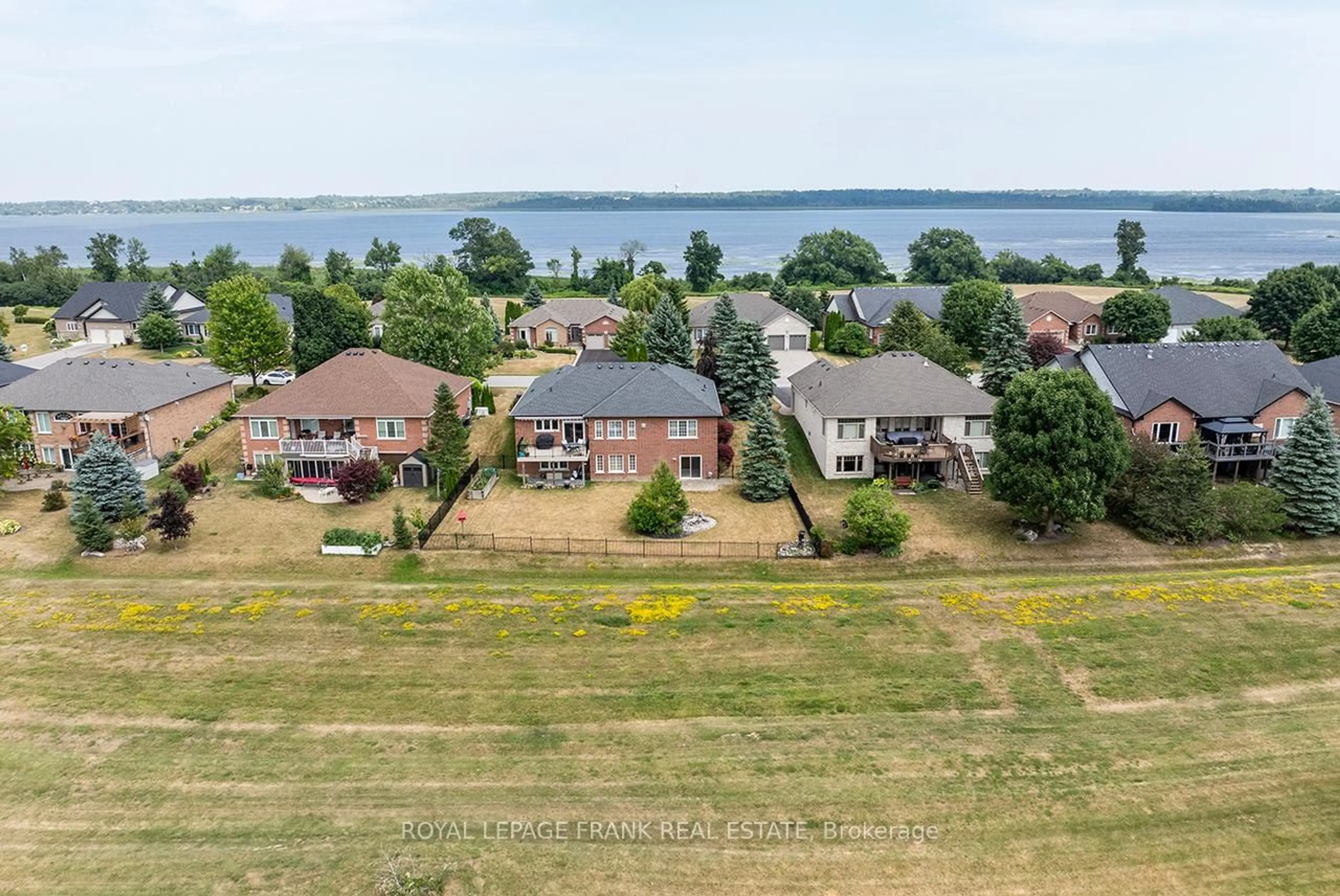 A pic from outside/outdoor area/front of a property/back of a property/a pic from drone, water/lake/river/ocean view for 202 Southcrest Dr, Kawartha Lakes Ontario L0C 1G0