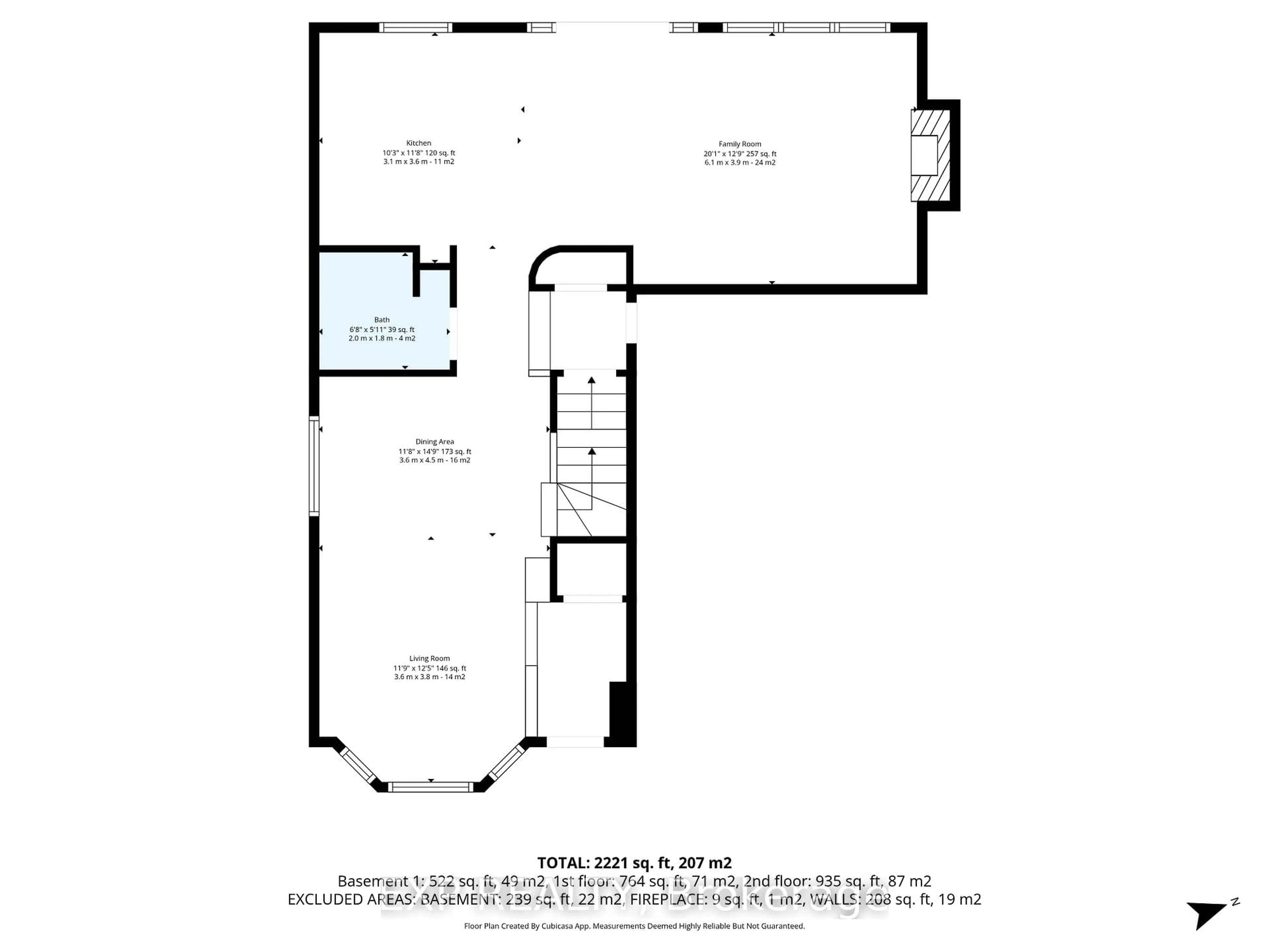 Floor plan for 4466 Shoreline Dr, Ottawa Ontario K1V 1R7