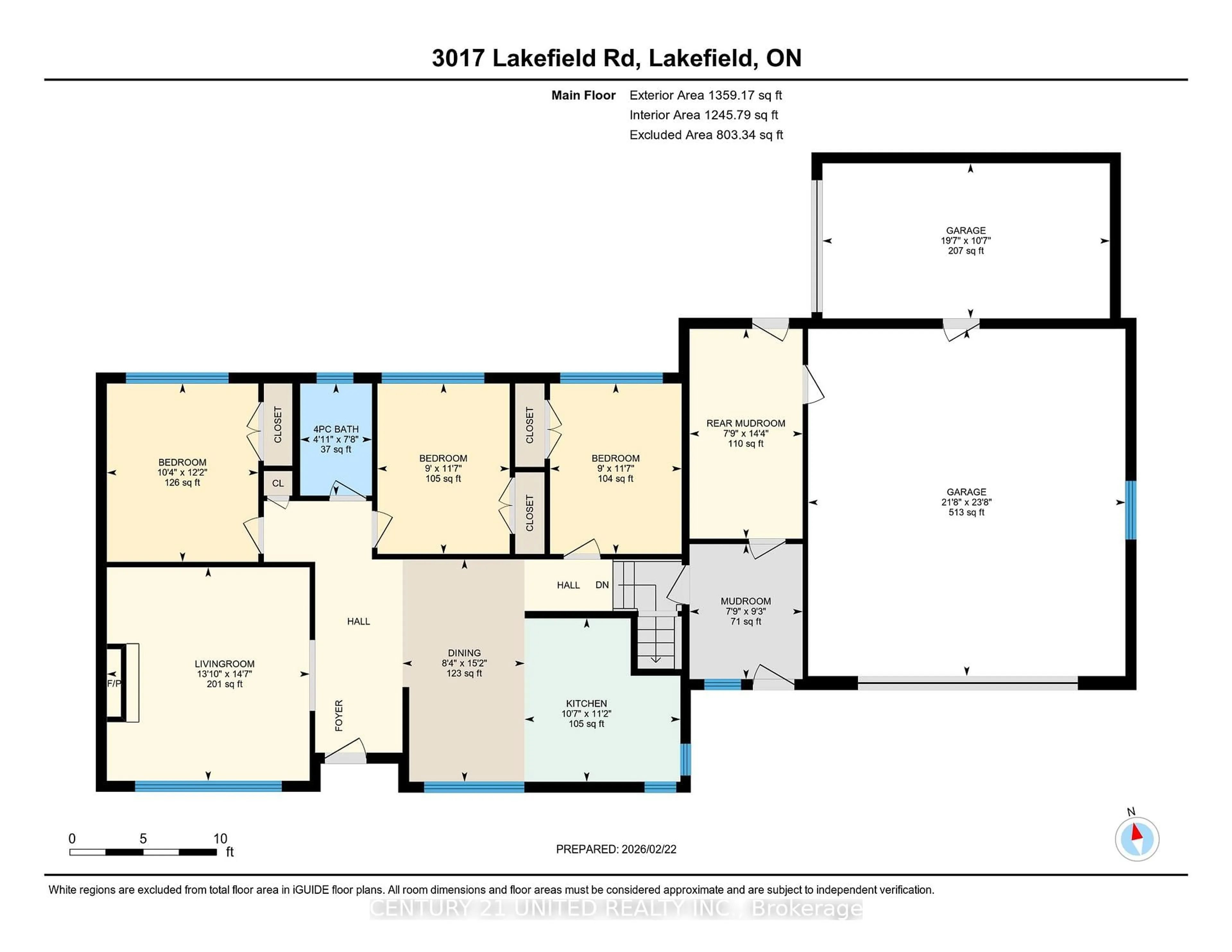 Floor plan for 3017 Lakefield Rd, Selwyn Ontario K9J 6X5