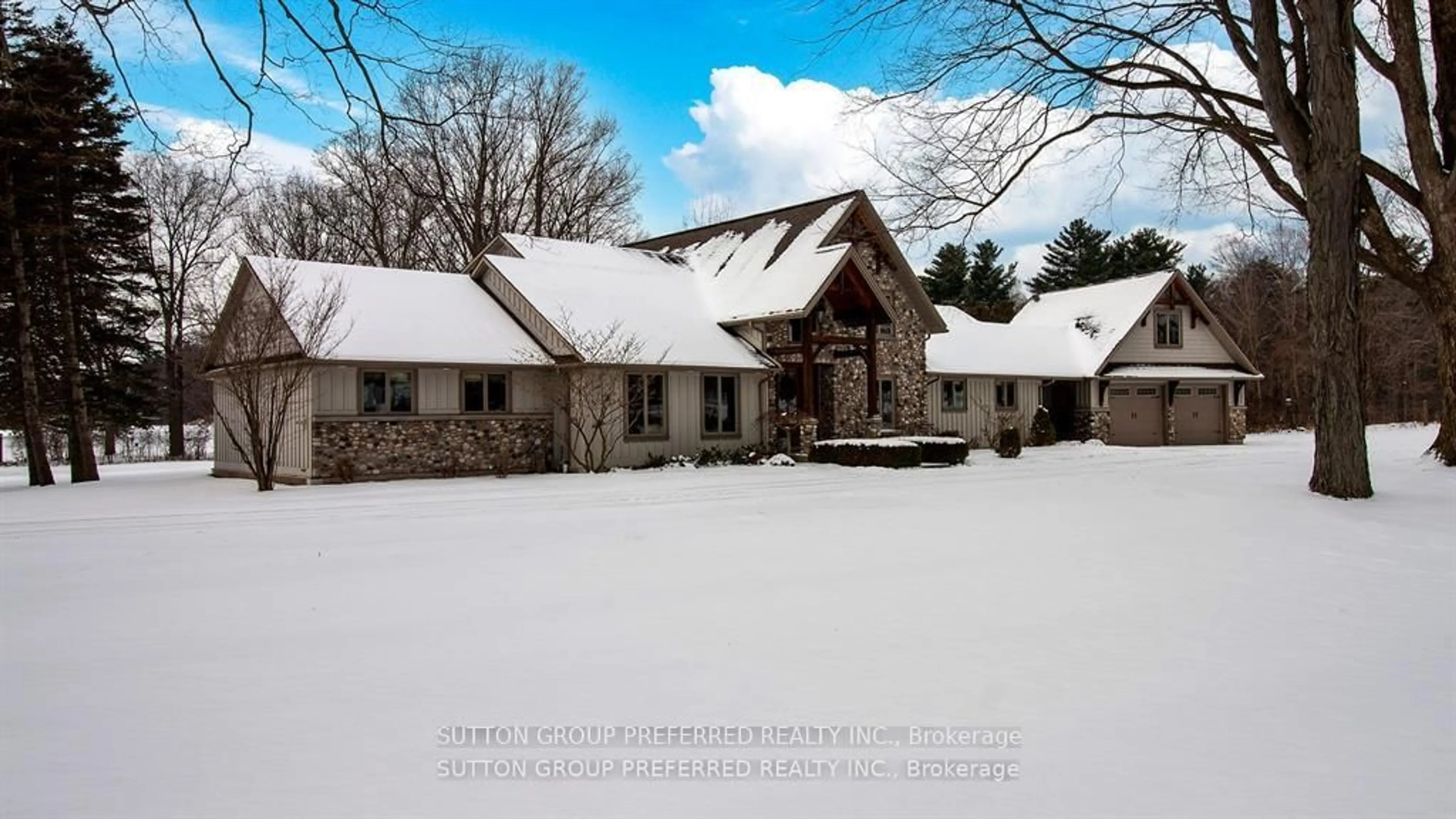 A pic from outside/outdoor area/front of a property/back of a property/a pic from drone, street for 2909 Brigham Rd, Middlesex Centre Ontario N6P 1P2