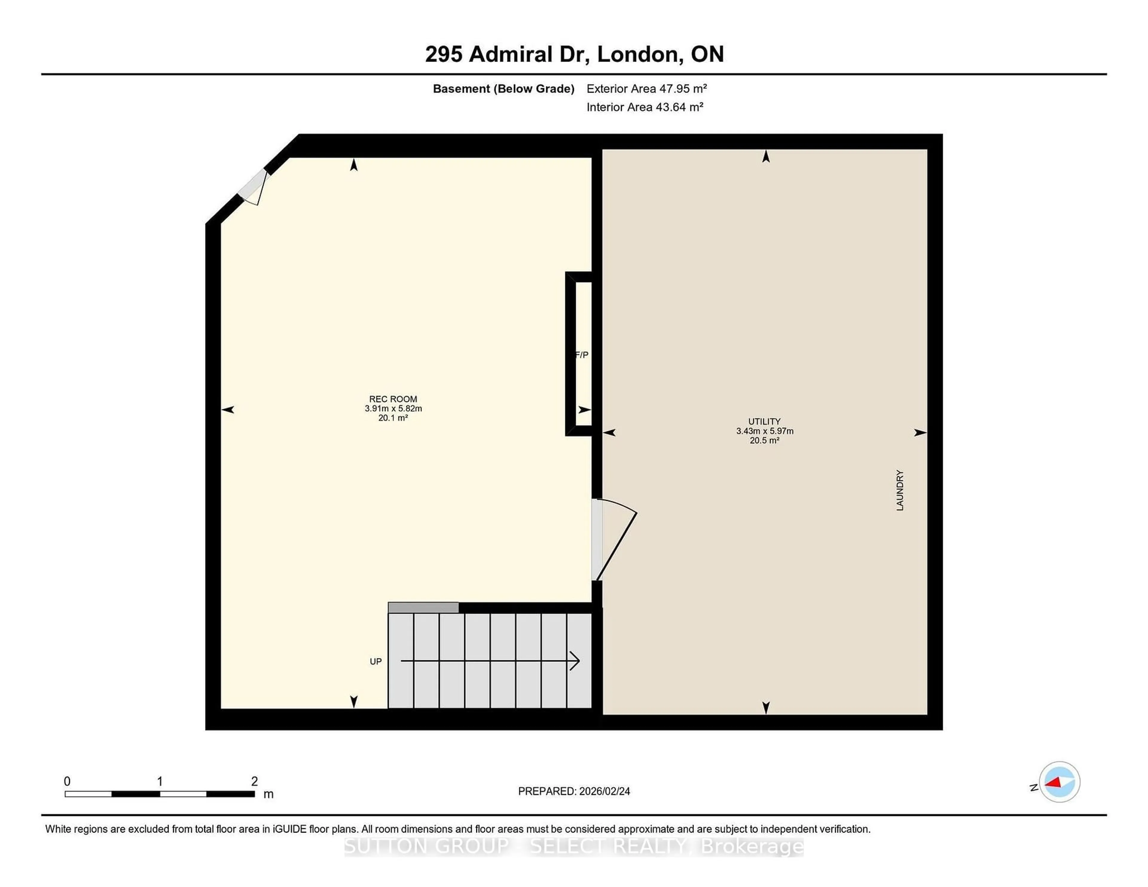 Floor plan for 295 Admiral Dr, London East Ontario N5V 1J2