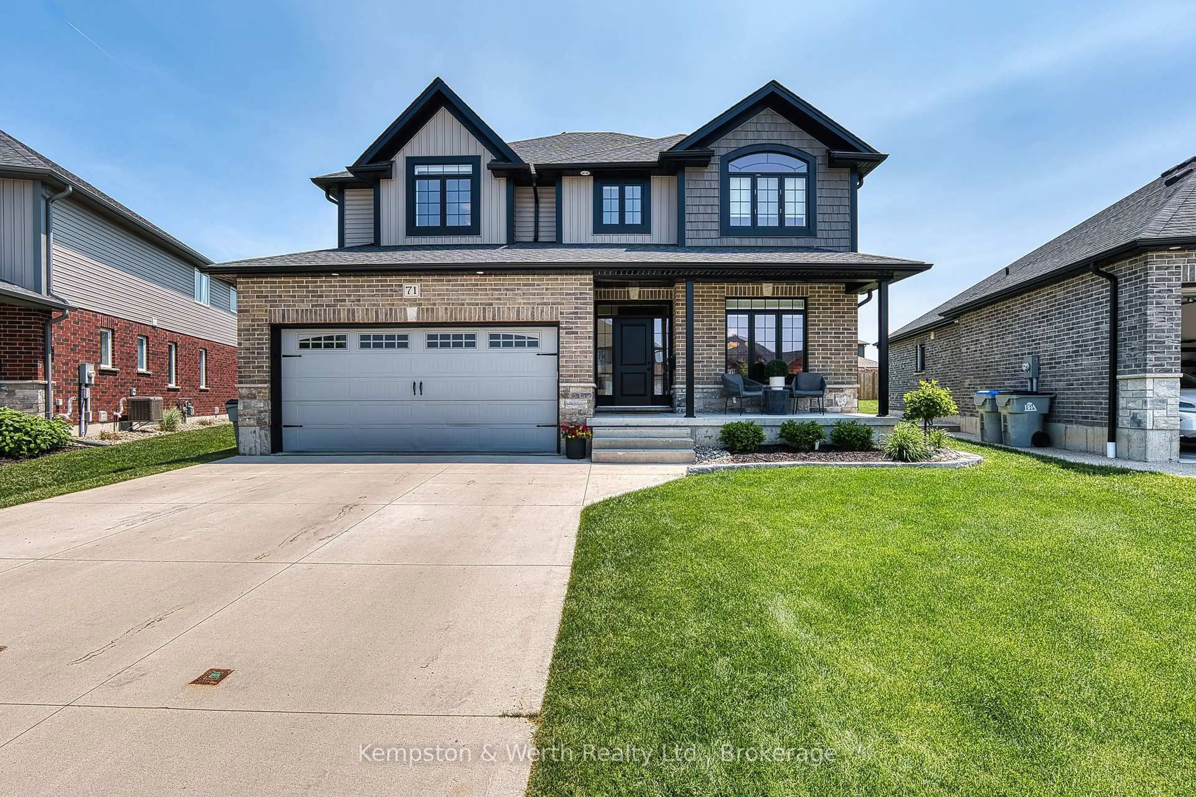 Home with brick exterior material, street for 71 Forbes Cres, North Perth Ontario N4W 0B8