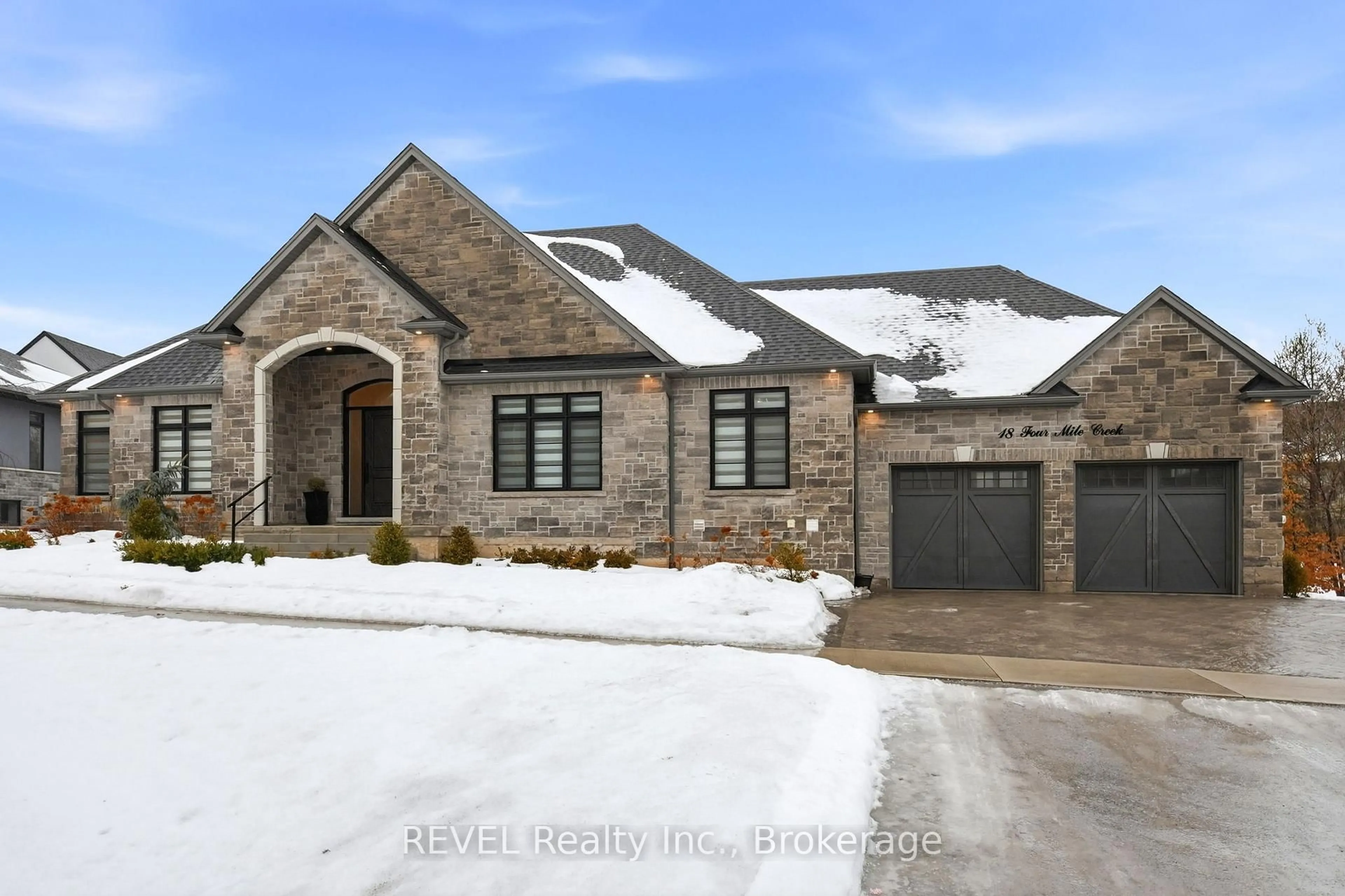 Home with brick exterior material, street for 18 Four Mile Creek Rd, Niagara-on-the-Lake Ontario L0S 1J1