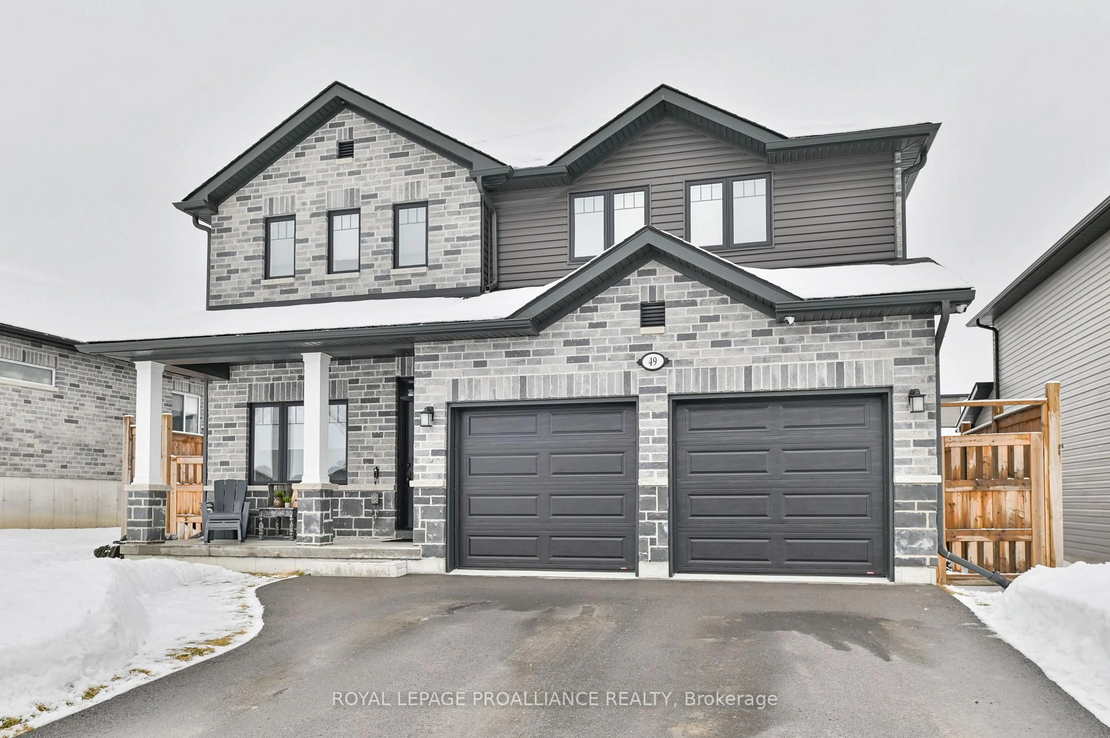 Home with brick exterior material, street for 49 Redwood Dr, Belleville Ontario K8N 0K3